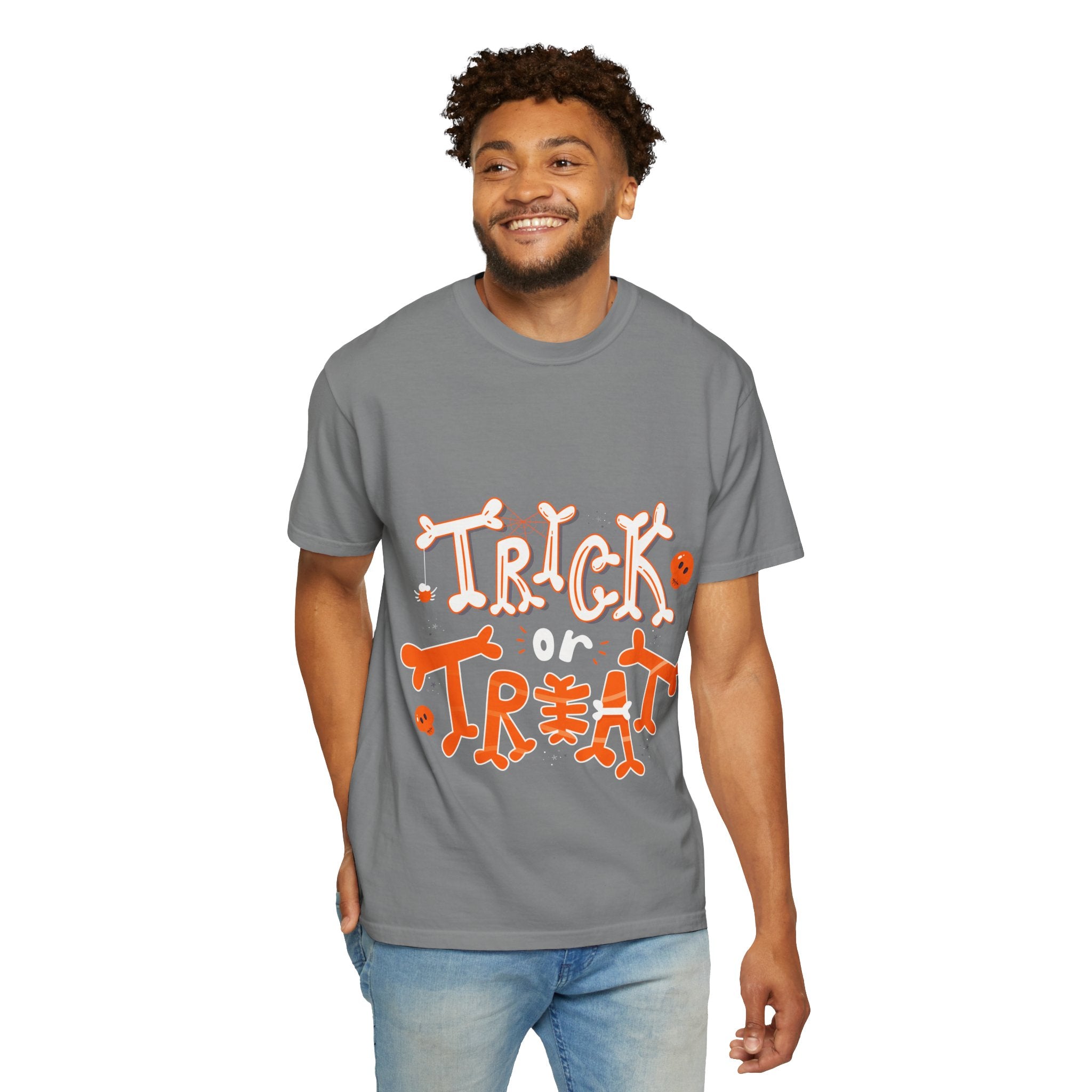 Halloween Trick or Treat  | Unisex Garment-Dyed T-shirt
