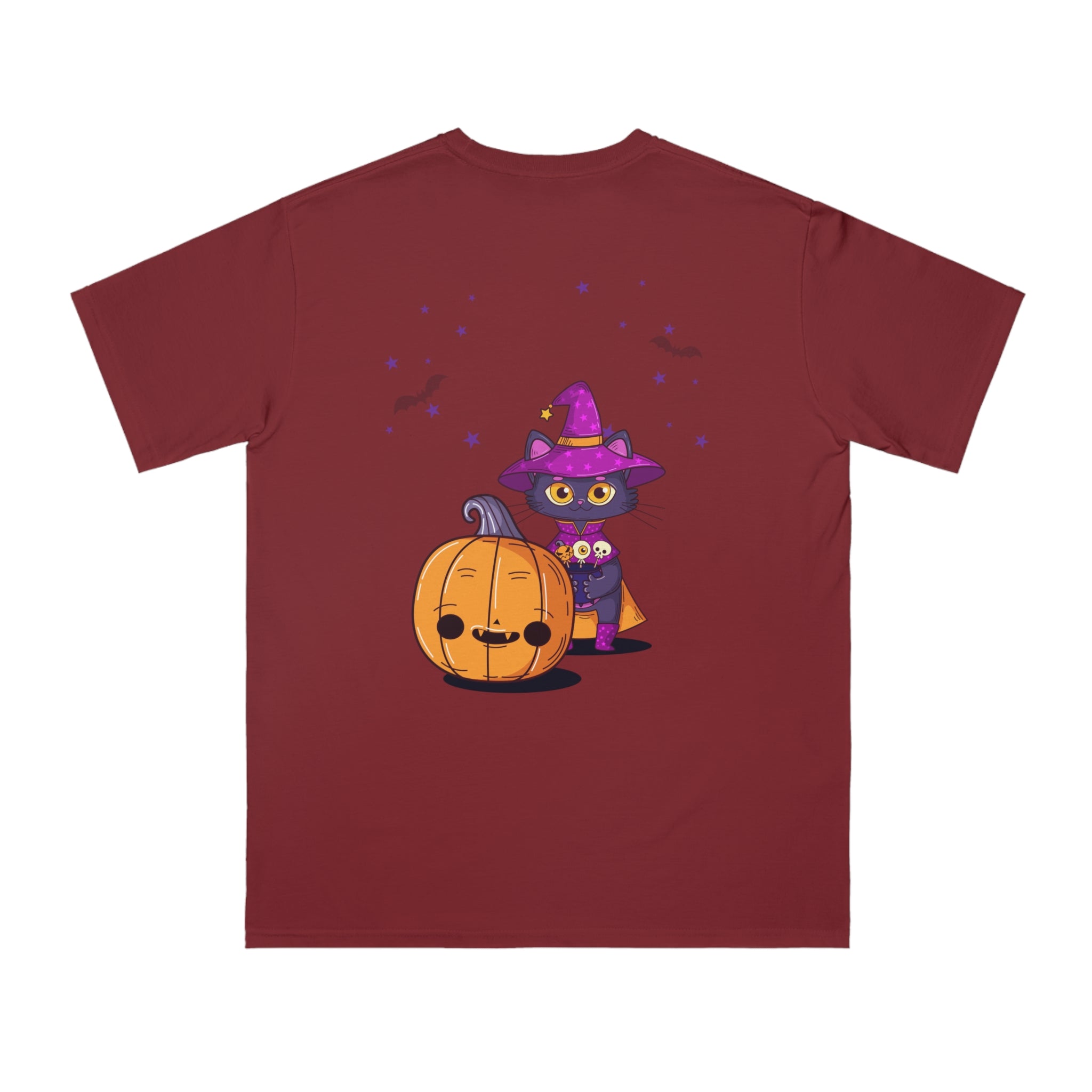 Halloween with Witch's Cats | Organic Unisex Classic T-Shirt