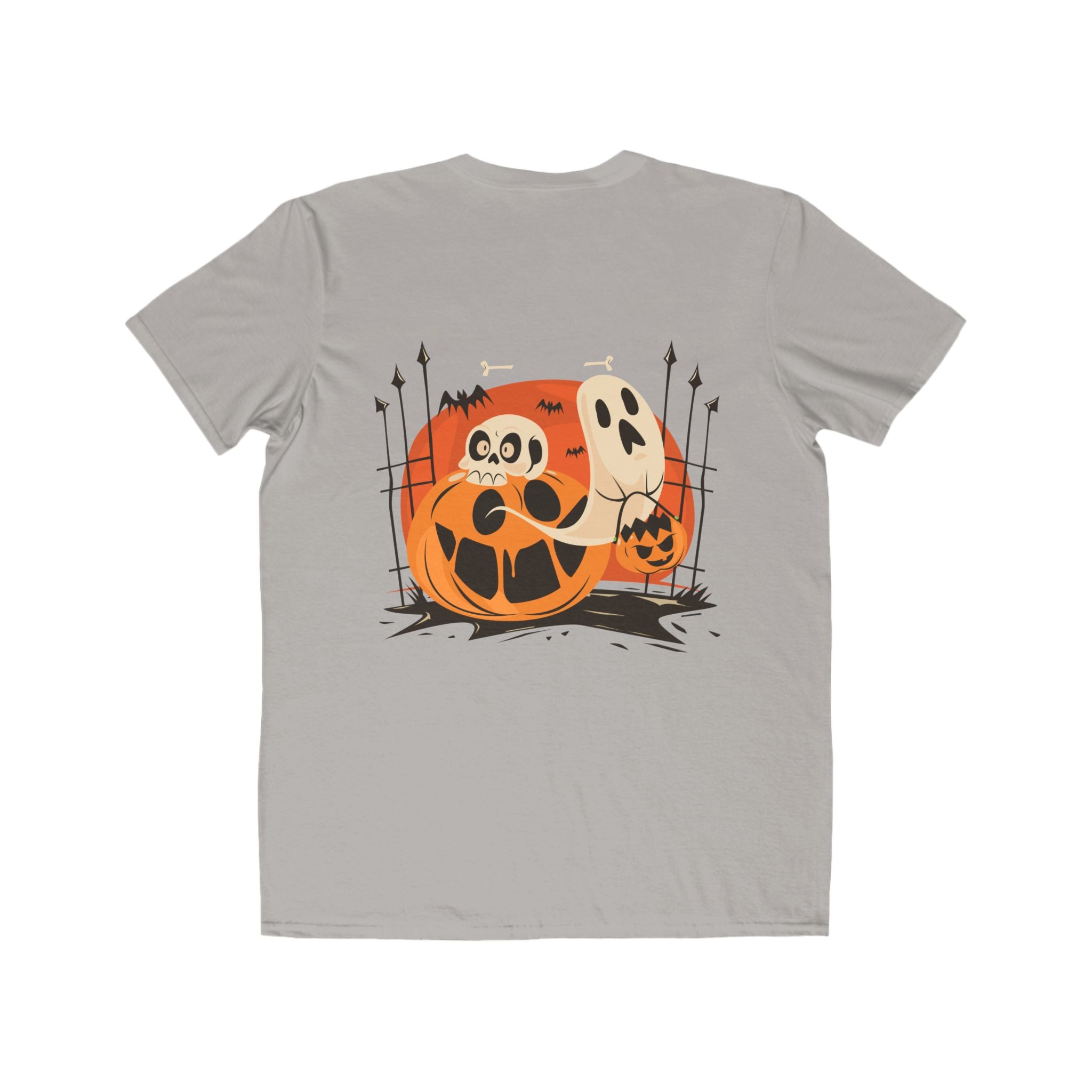 Halloween with Pumpkins | Men's Lightweight Fashion Tee