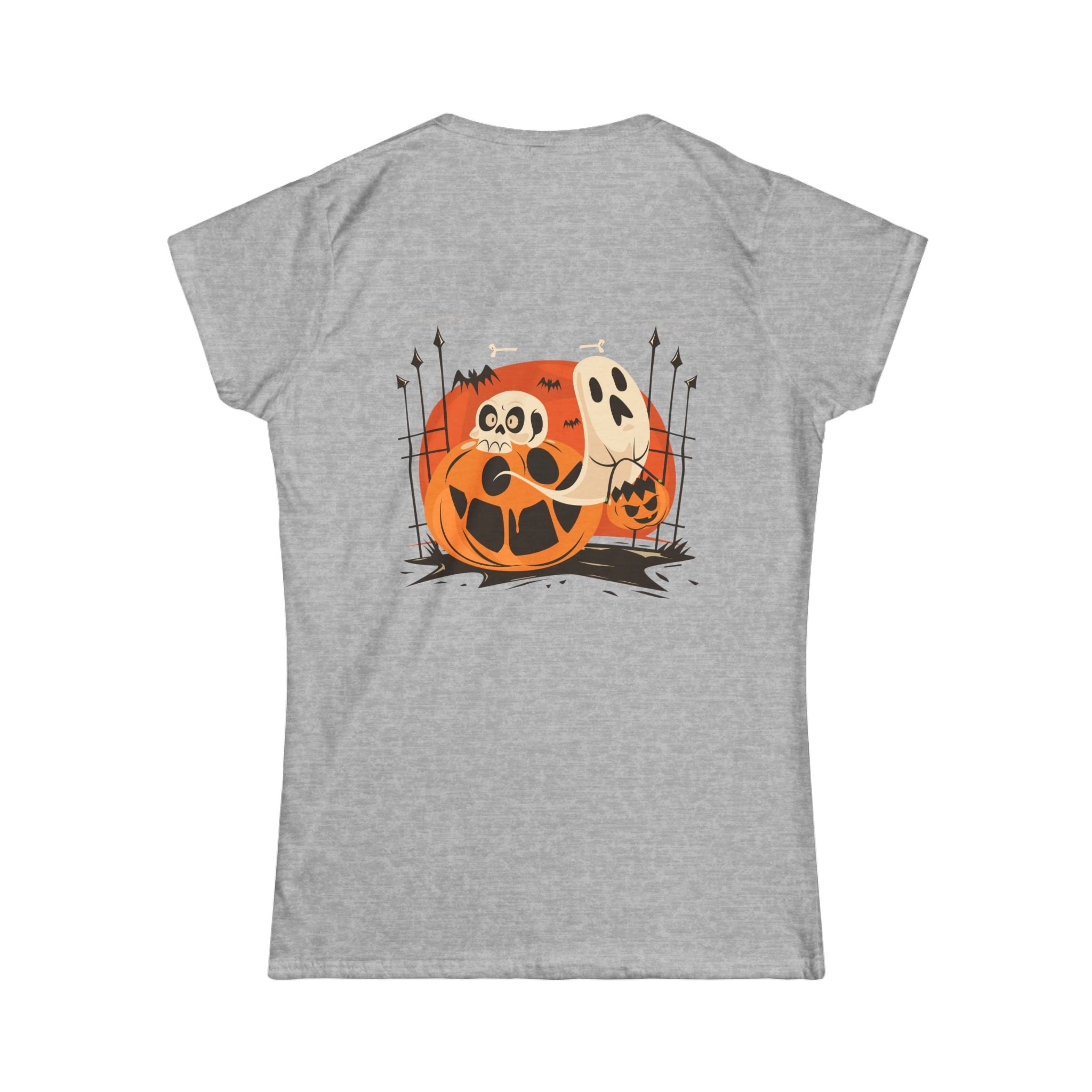 Halloween with Pumpkins | Women's Softstyle Tee