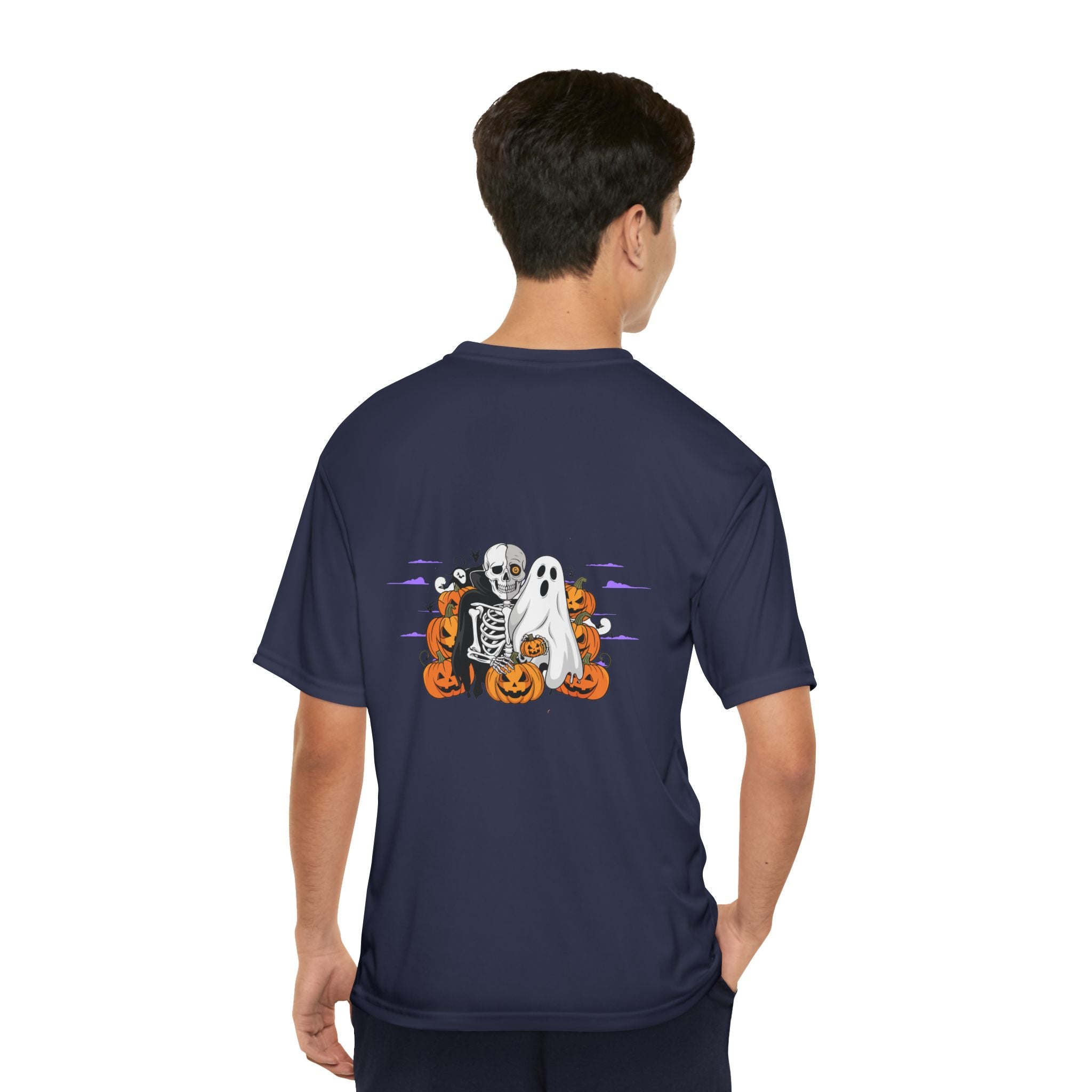 Halloween with Bats | Men's Performance T-Shirt