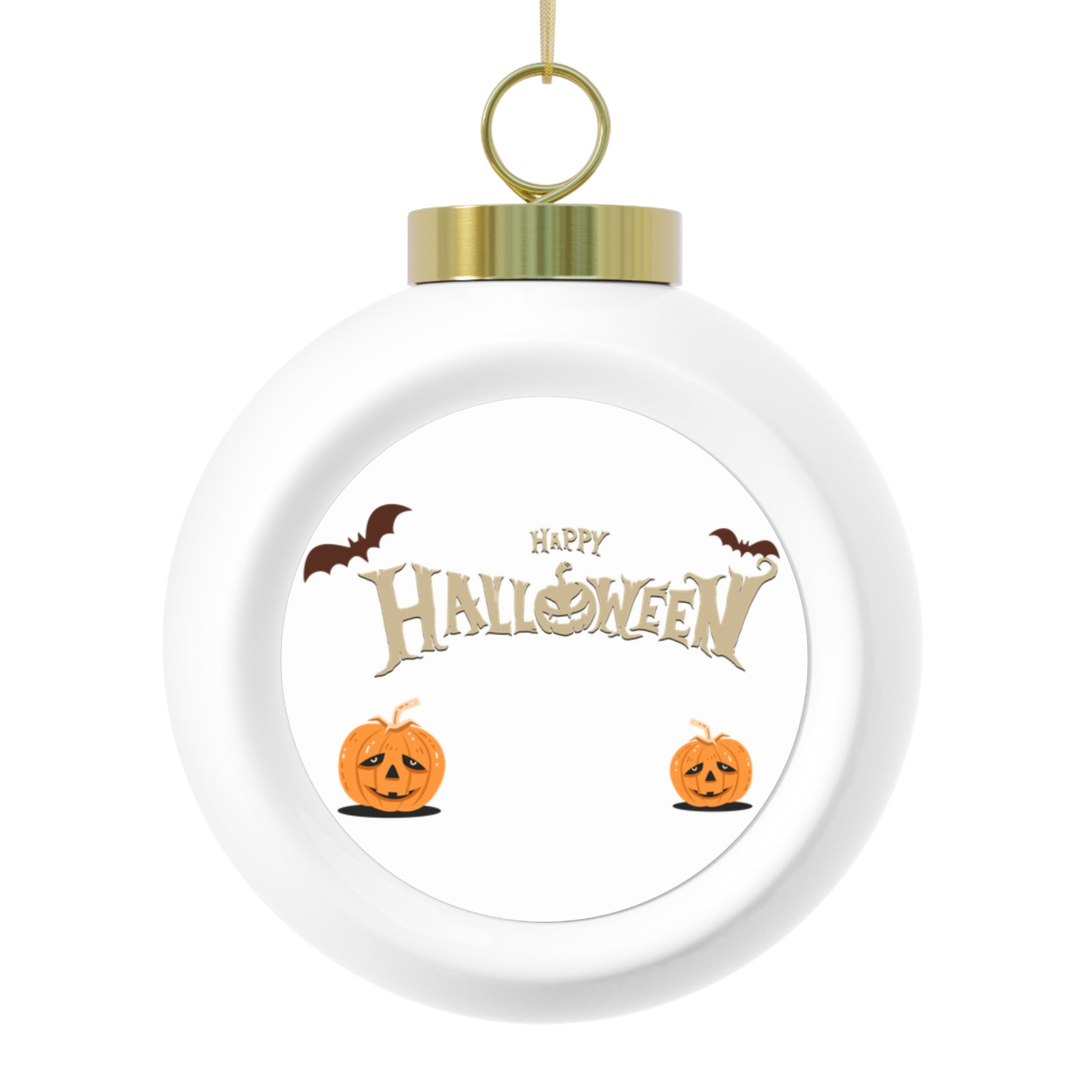 Happy Halloween with Pumpkin | Christmas Ball Ornament