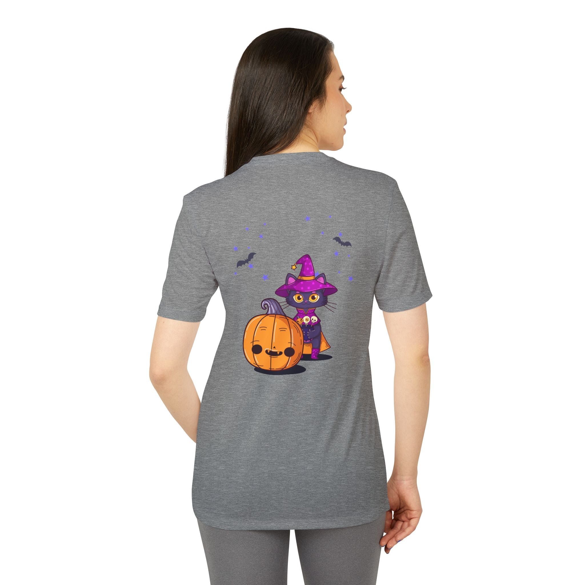 Halloween with Witch's Cats | adidas Unisex Sport T-shirt