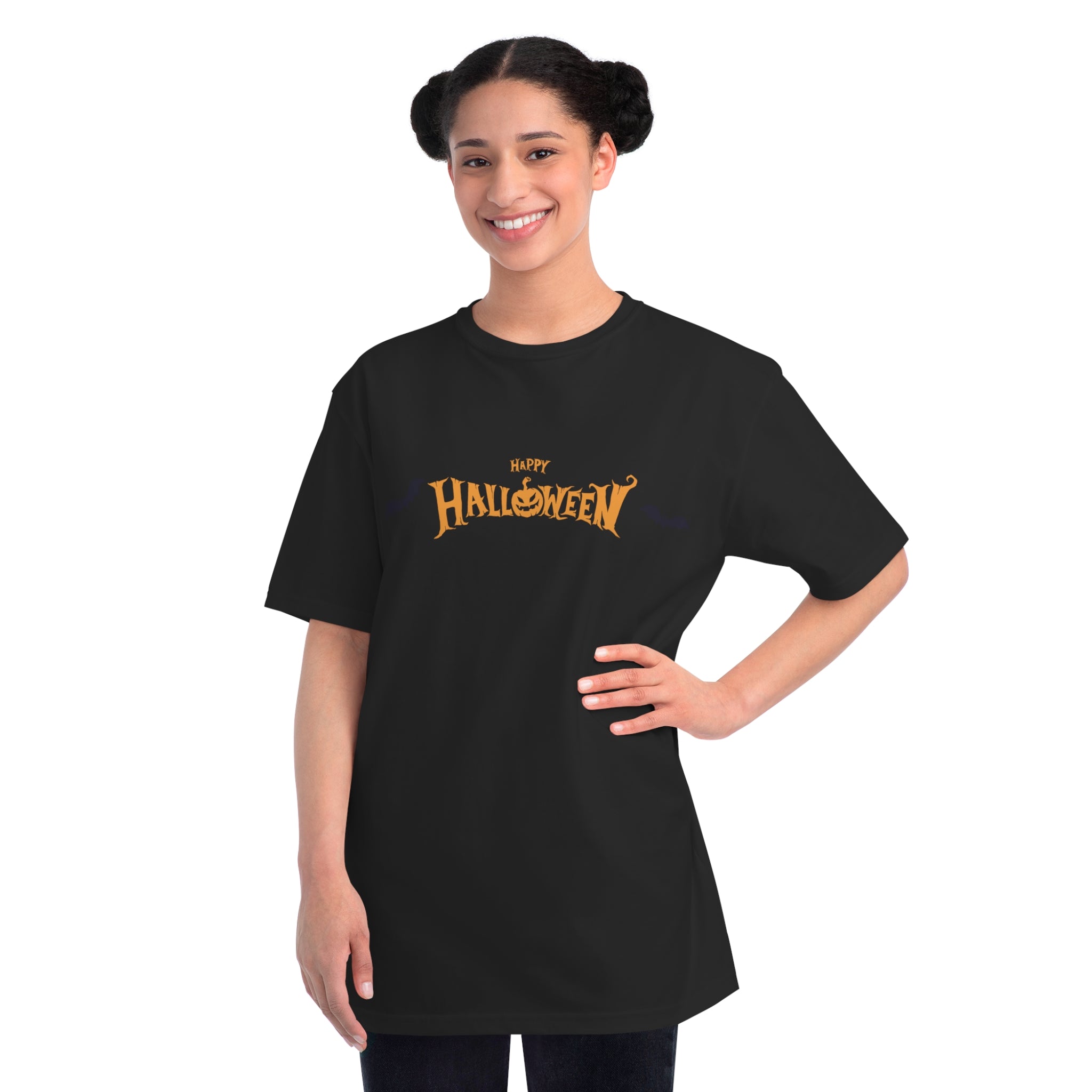 Halloween with Bats | Organic Unisex Classic T-Shirt