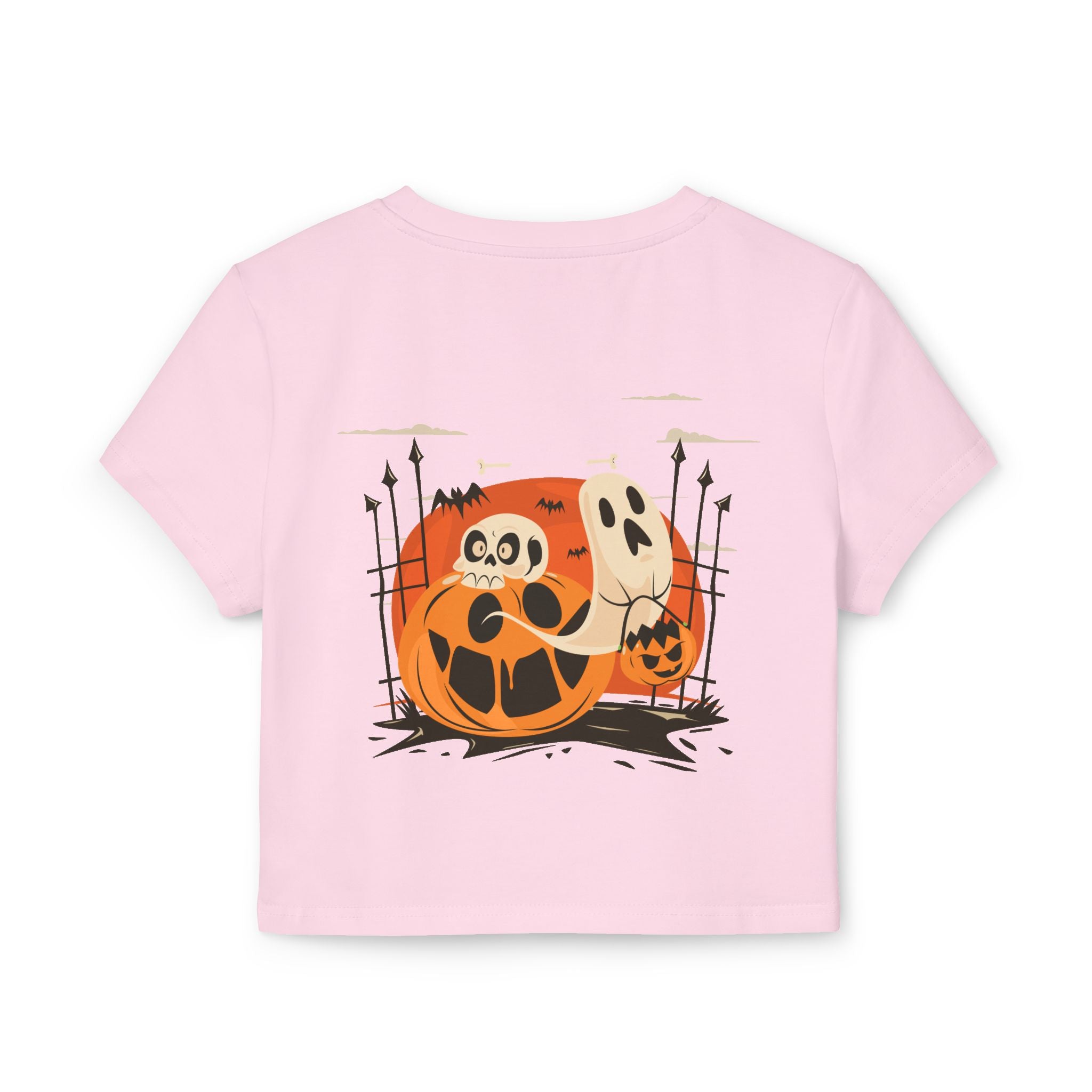 Halloween with Pumpkins | Women's Baby Tee