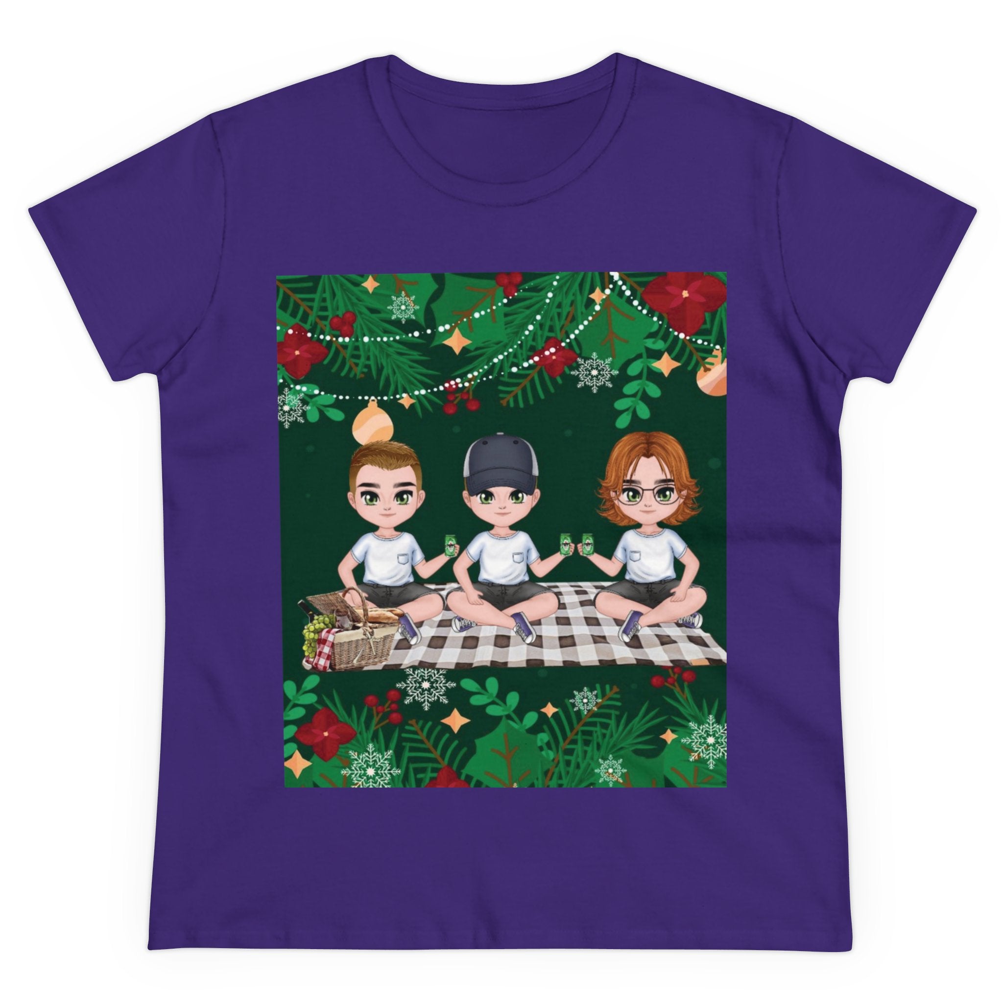 Happy Christmas Day | Women's Midweight Cotton Tee