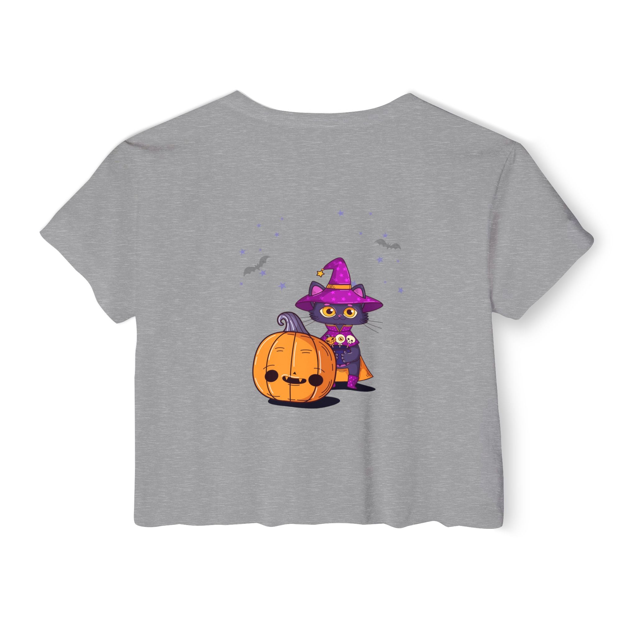 Halloween with Witch's Cats | Women's Festival Crop Top