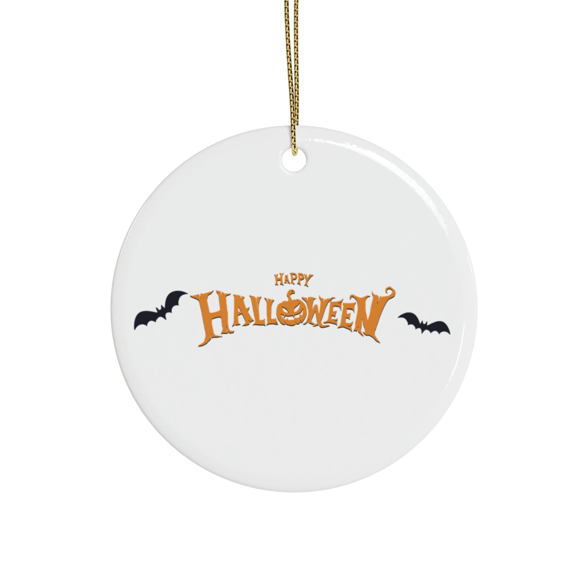 Halloween with Bats | Ceramic Ornaments