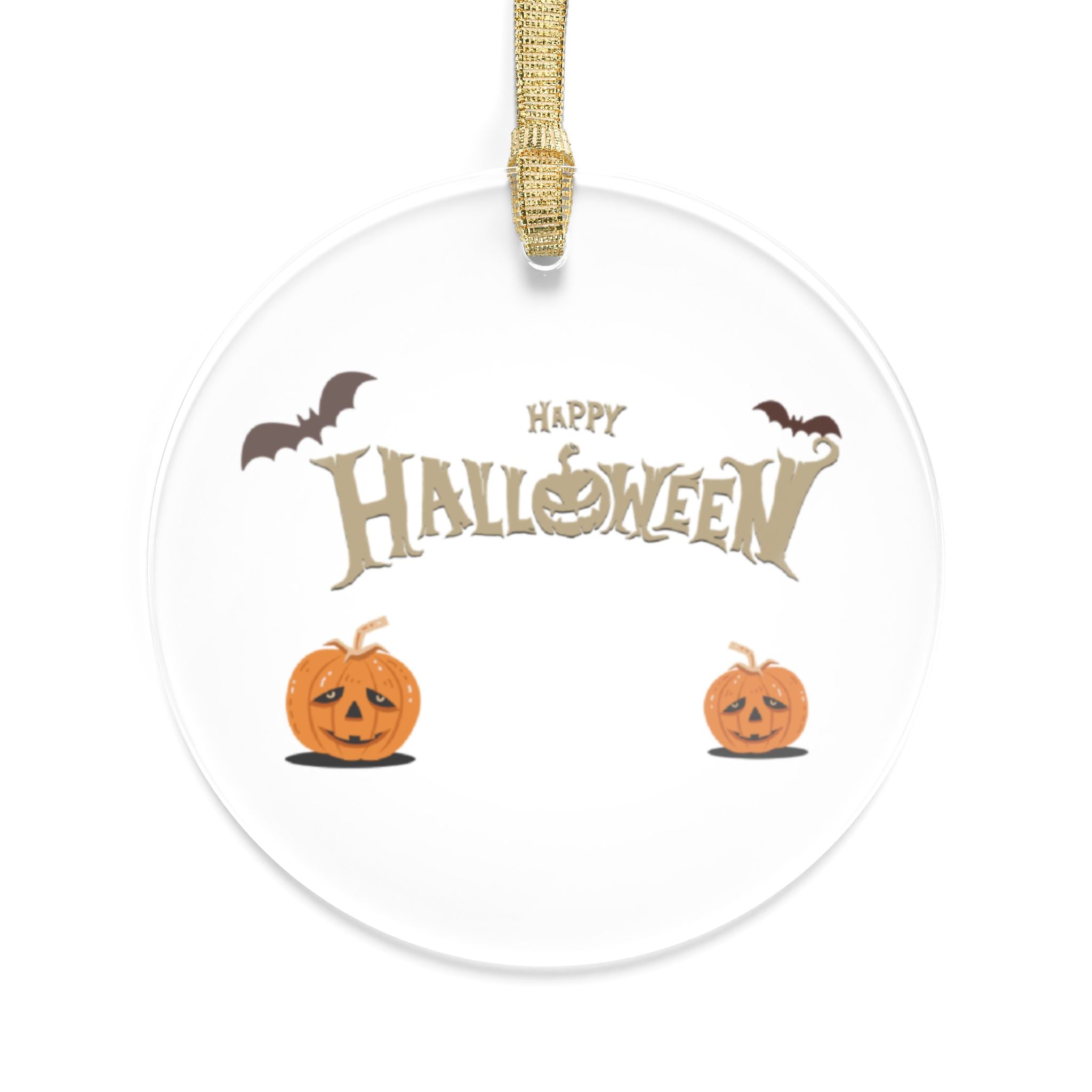 Happy Halloween with Pumpkin | Acrylic Ornaments