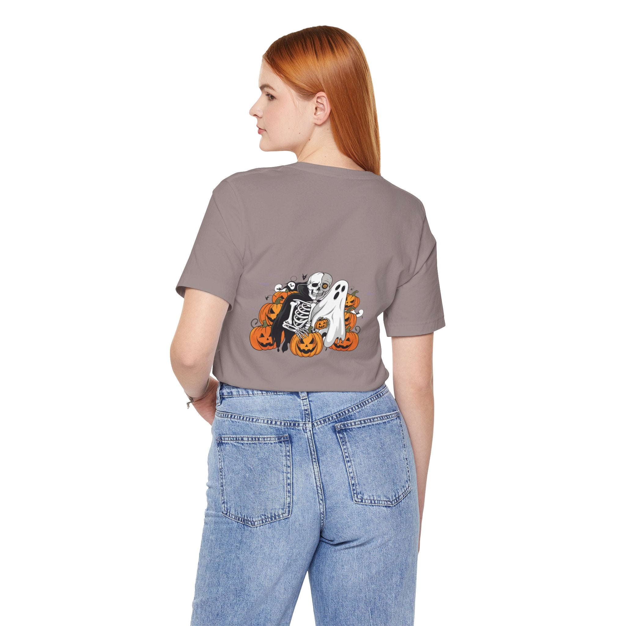 Halloween with Bats | Unisex Jersey Short Sleeve Tee