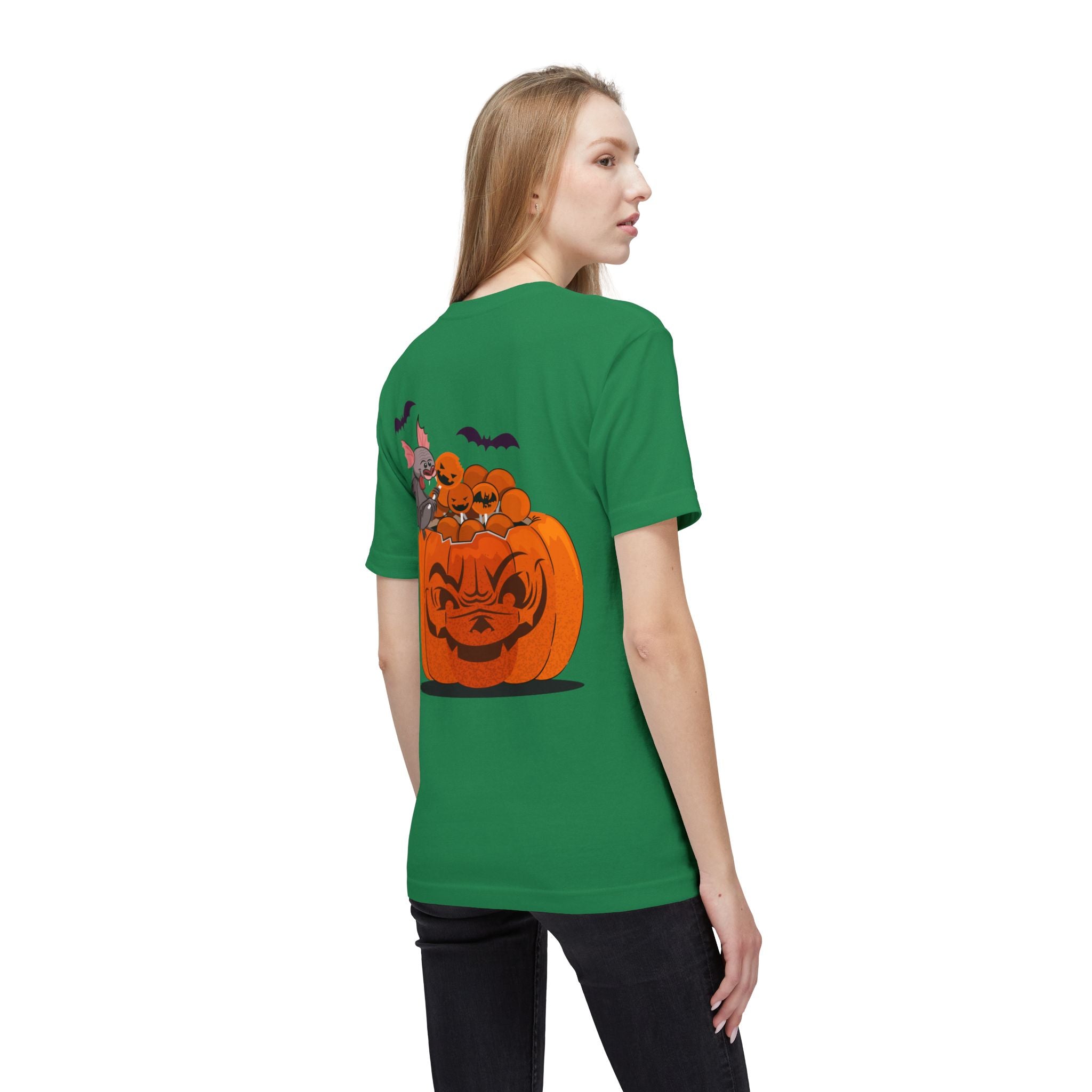 Halloween Trick or Treat | Unisex Midweight T-shirt, Made in US