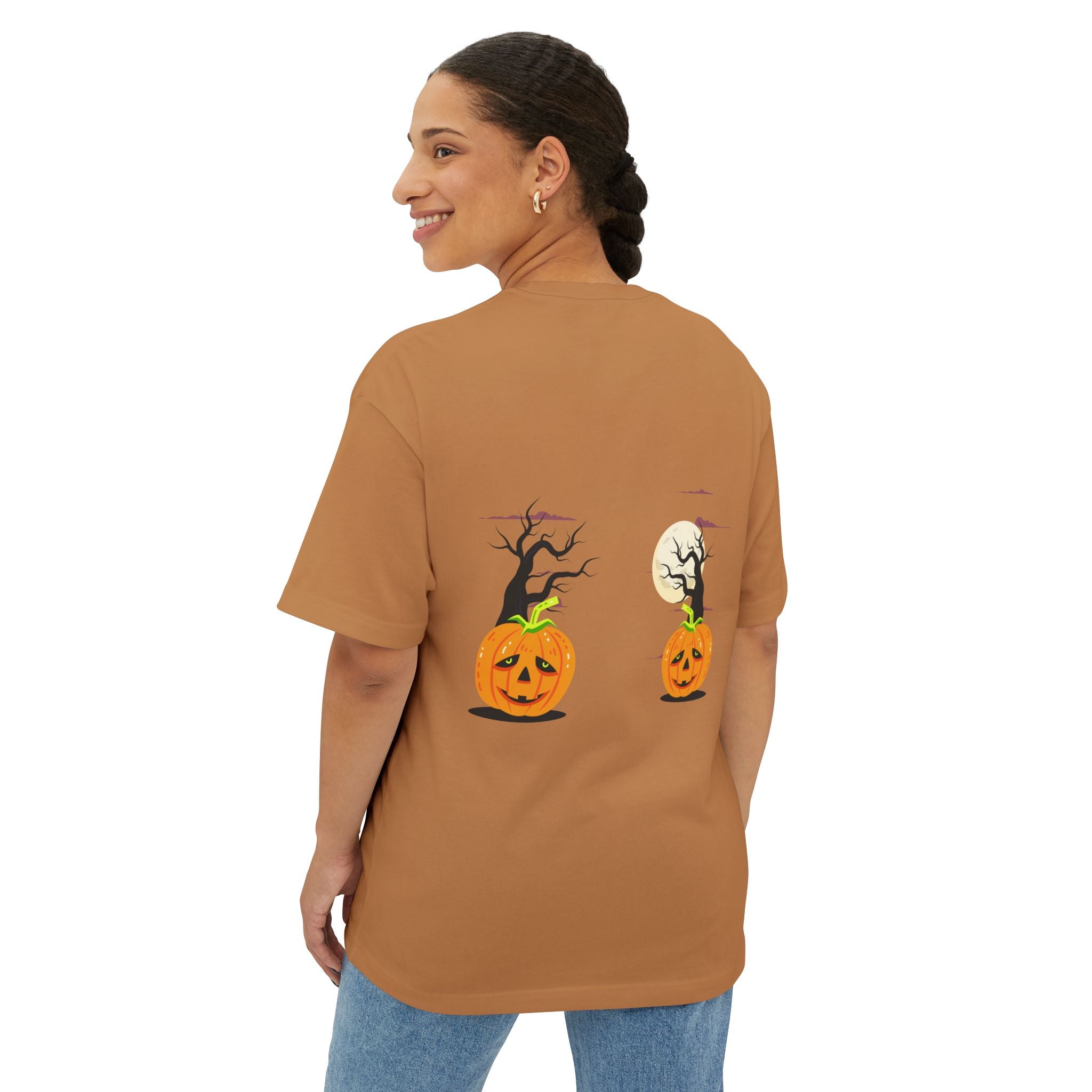 Halloween is Better with Cats | Unisex Oversized Boxy Tee