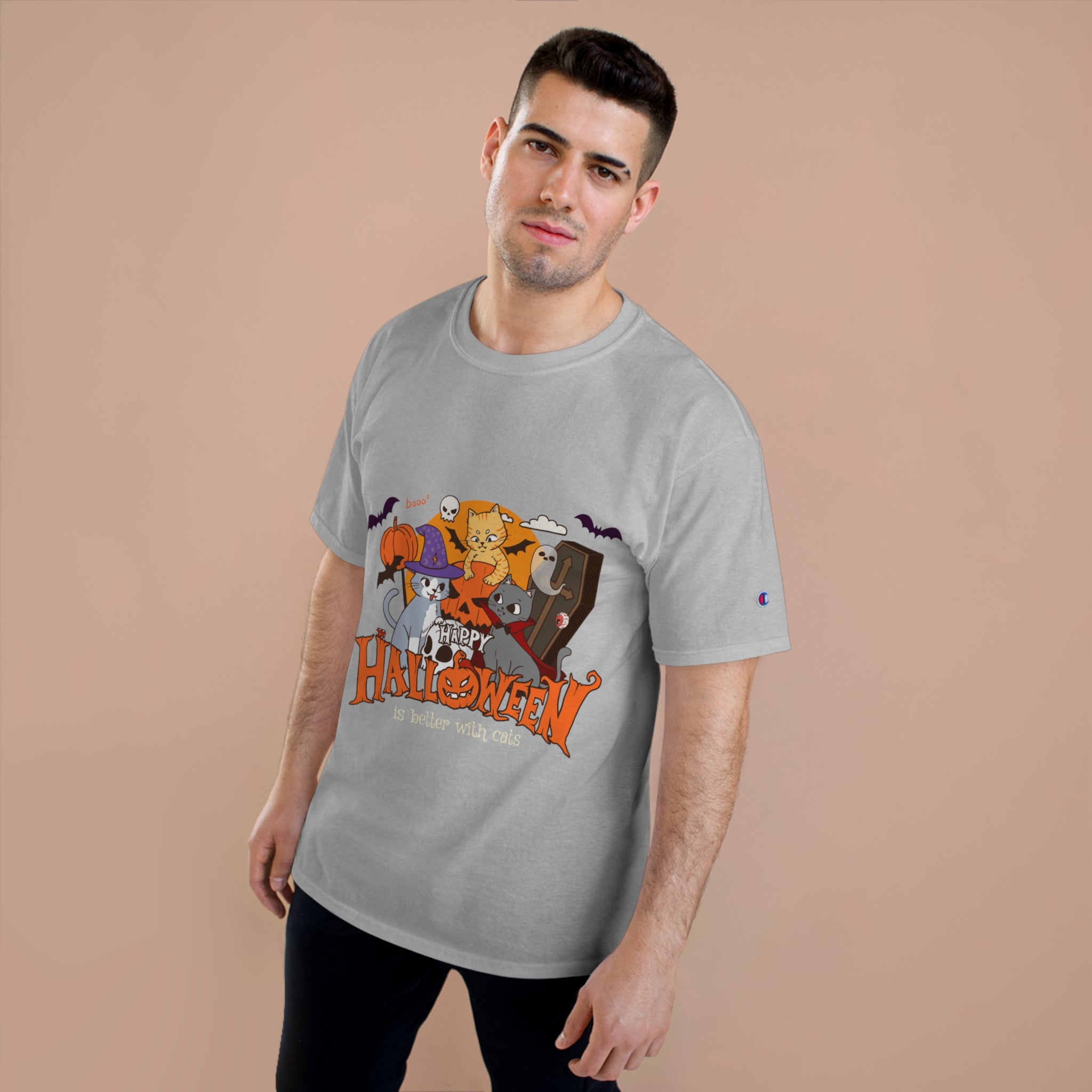 Halloween is Better with Cats | Champion T-Shirt