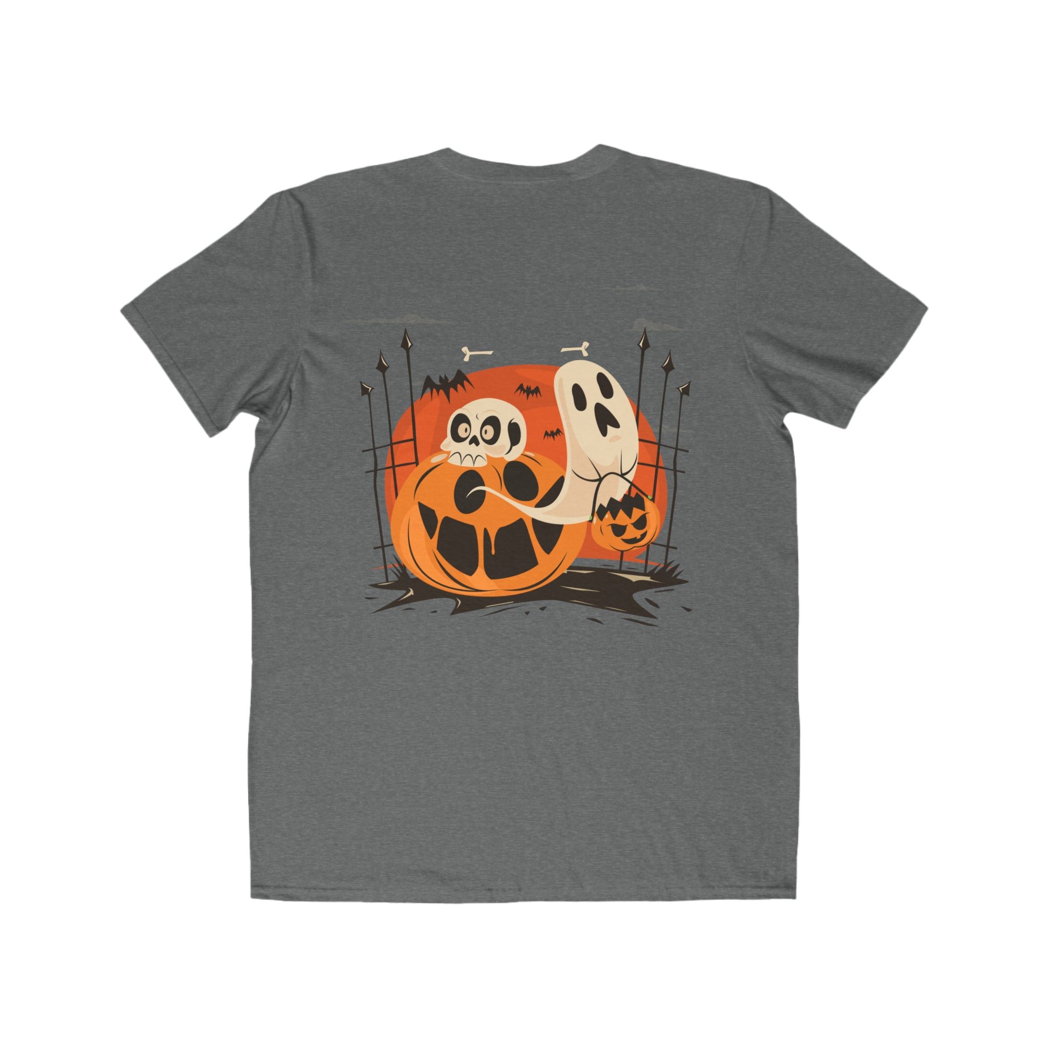 Halloween with Pumpkins | Men's Lightweight Fashion Tee