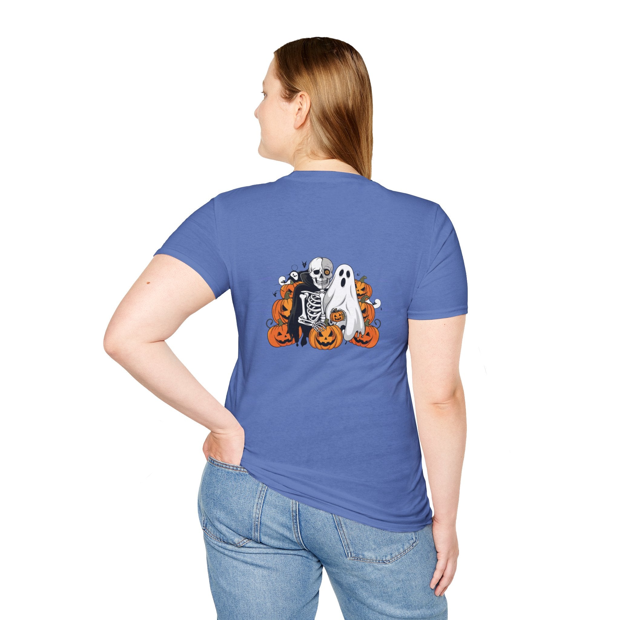 Halloween with Bats | Unisex Softstyle T-Shirt