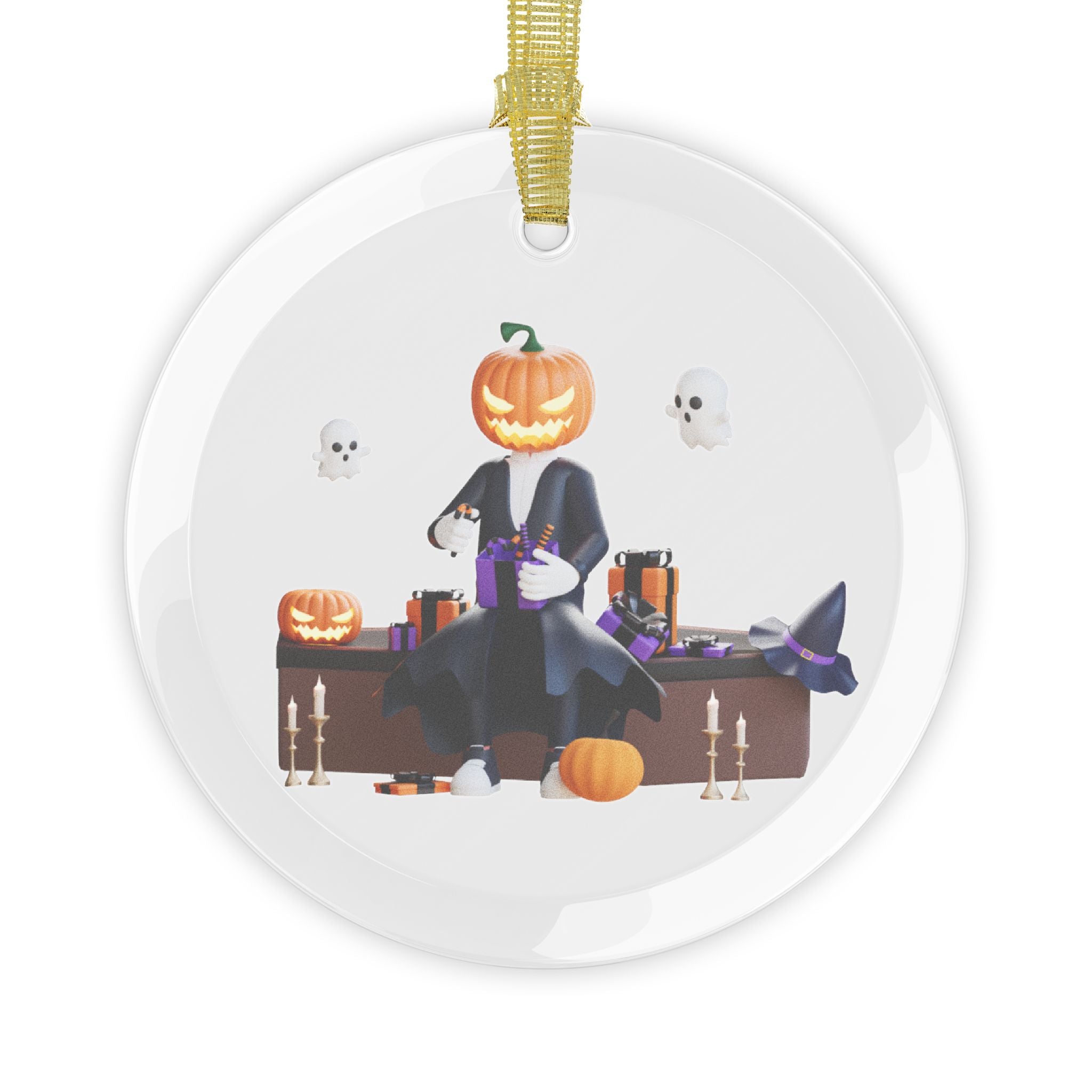 Pumpkin King’s Halloween Gifts | Glass Ornaments