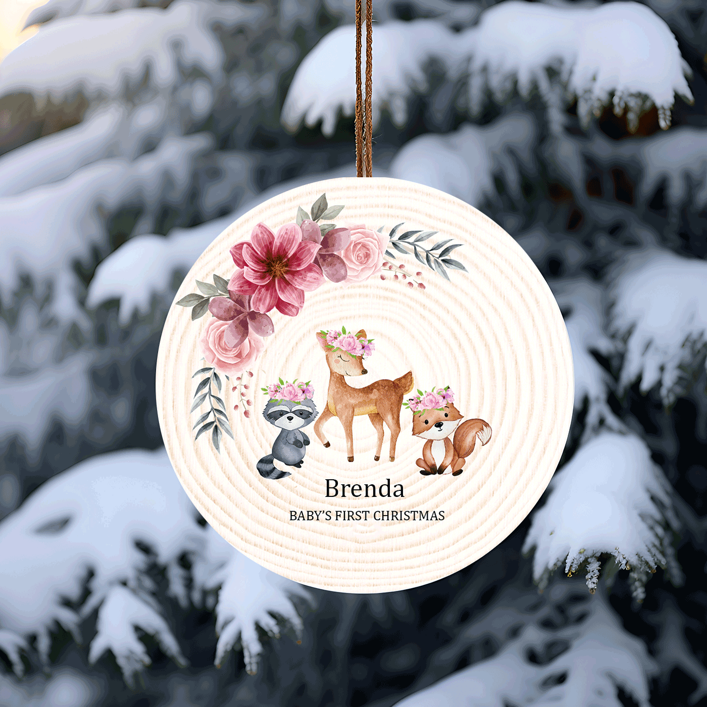 Baby’s First Christmas | Adorable Holiday Keepsake | Ceramic Ornament
