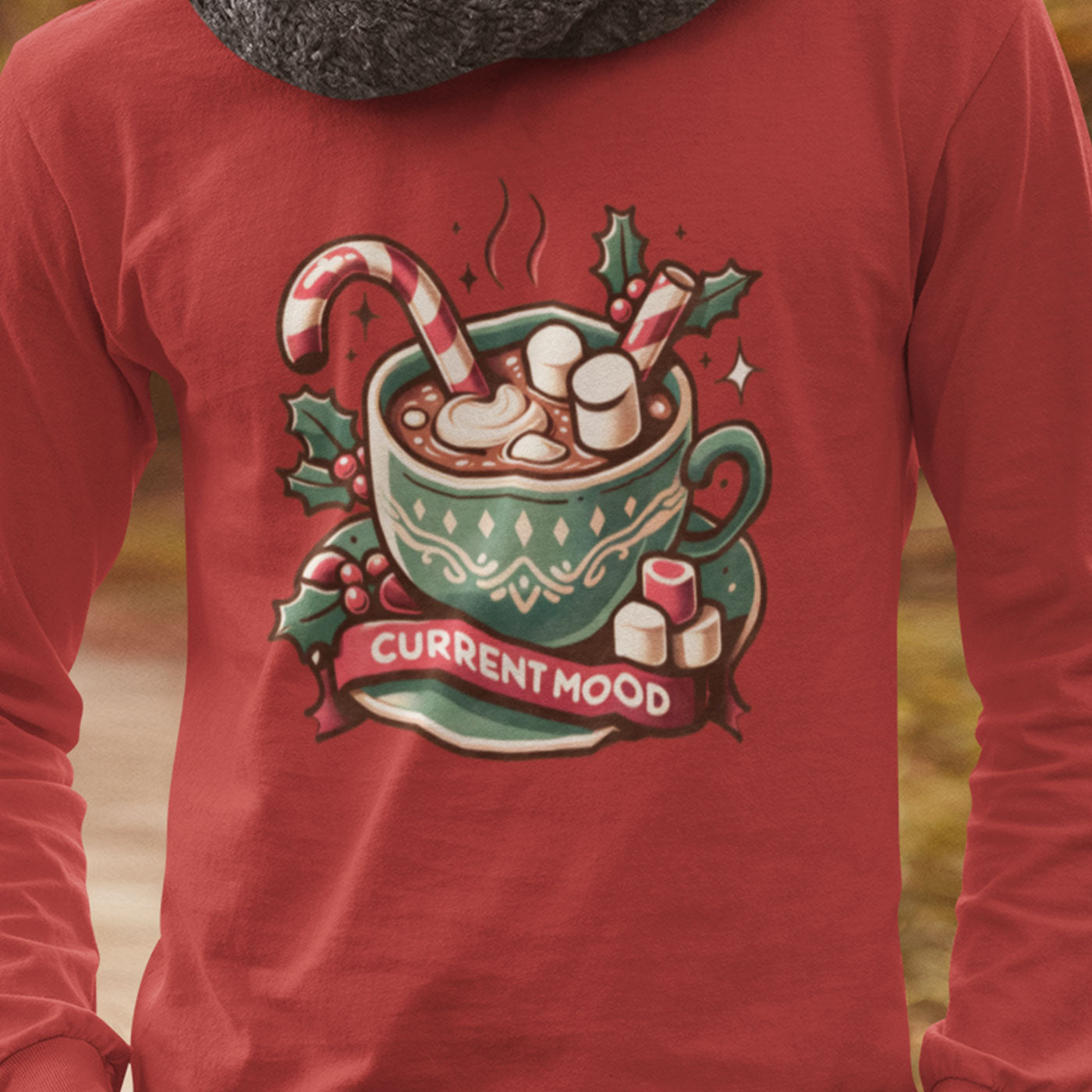 Current Mood - Festive Hot Cocoa Christmas | Unisex Long Sleeve