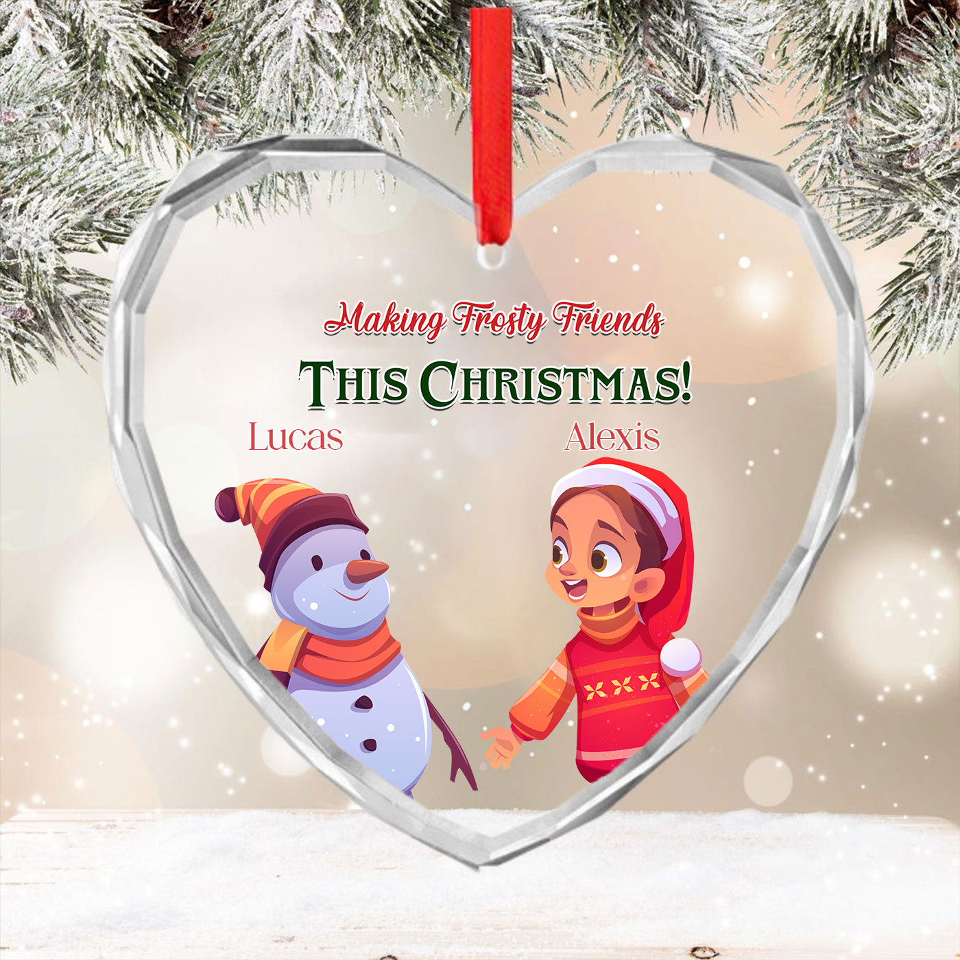 Making Snowman Frosty Friends | This Christmas | Glass Ornament