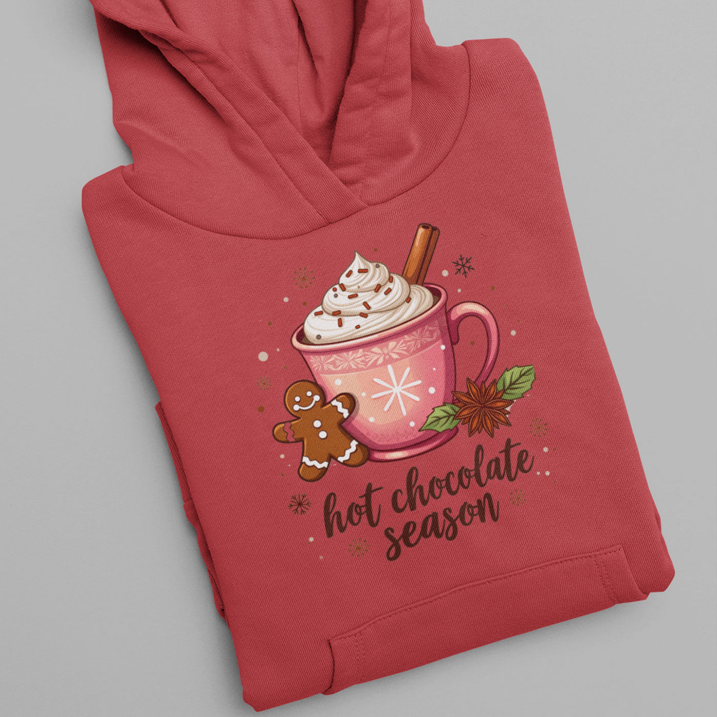 Hot Chocolate Season | Cozy Holiday Drink | Christmas | Unisex Hoodie