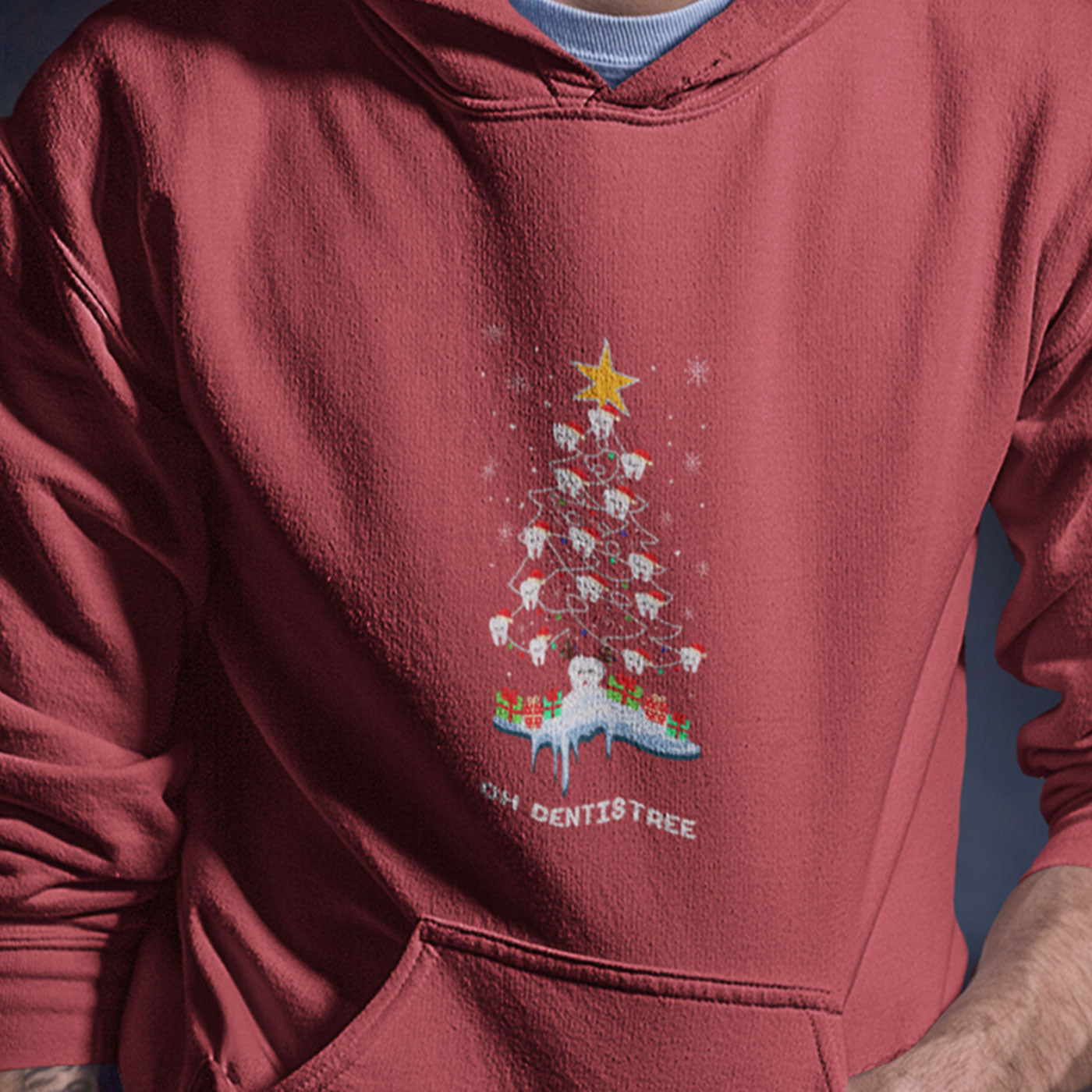 Oh Dentistree | Fun Dental Christmas Tree | Unisex Hoodie