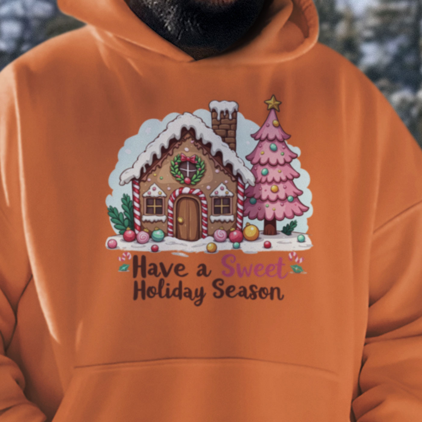 Have a Sweet Holiday Season | Gingerbread House Christmas | Unisex Hoodie