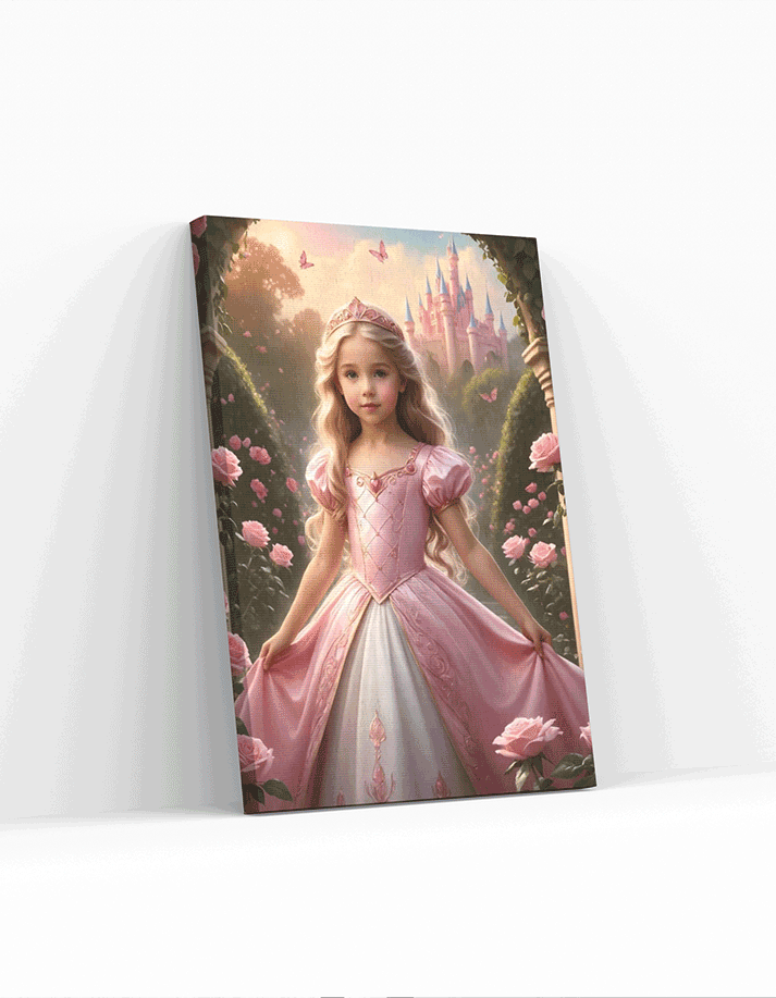 The Rose Princess Personalized Portrait