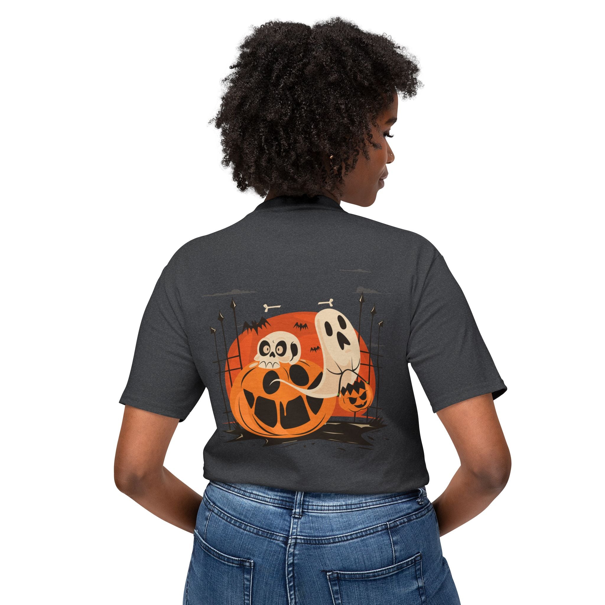 Halloween with Pumpkins | Unisex HD Cotton™ T-shirt
