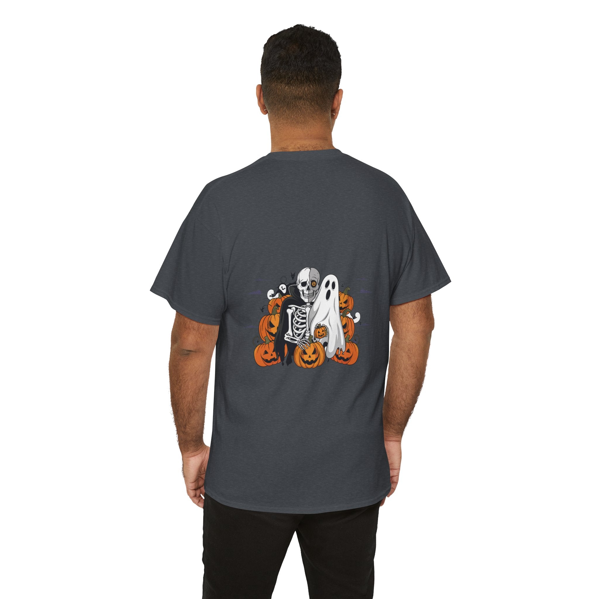 Halloween with Bats | Unisex Heavy Cotton Tee
