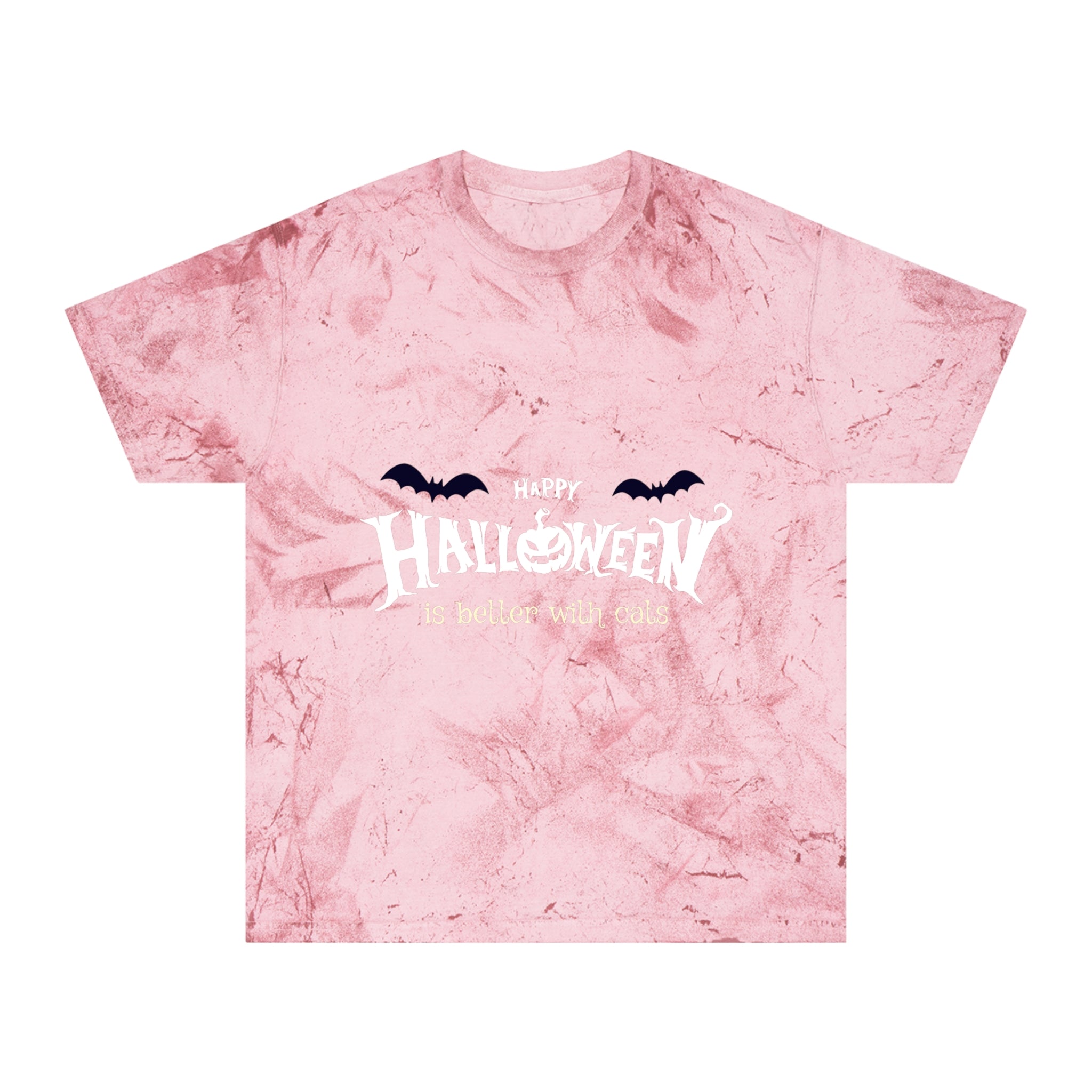 Halloween with Witch's Cats | Unisex Color Blast T-Shirt