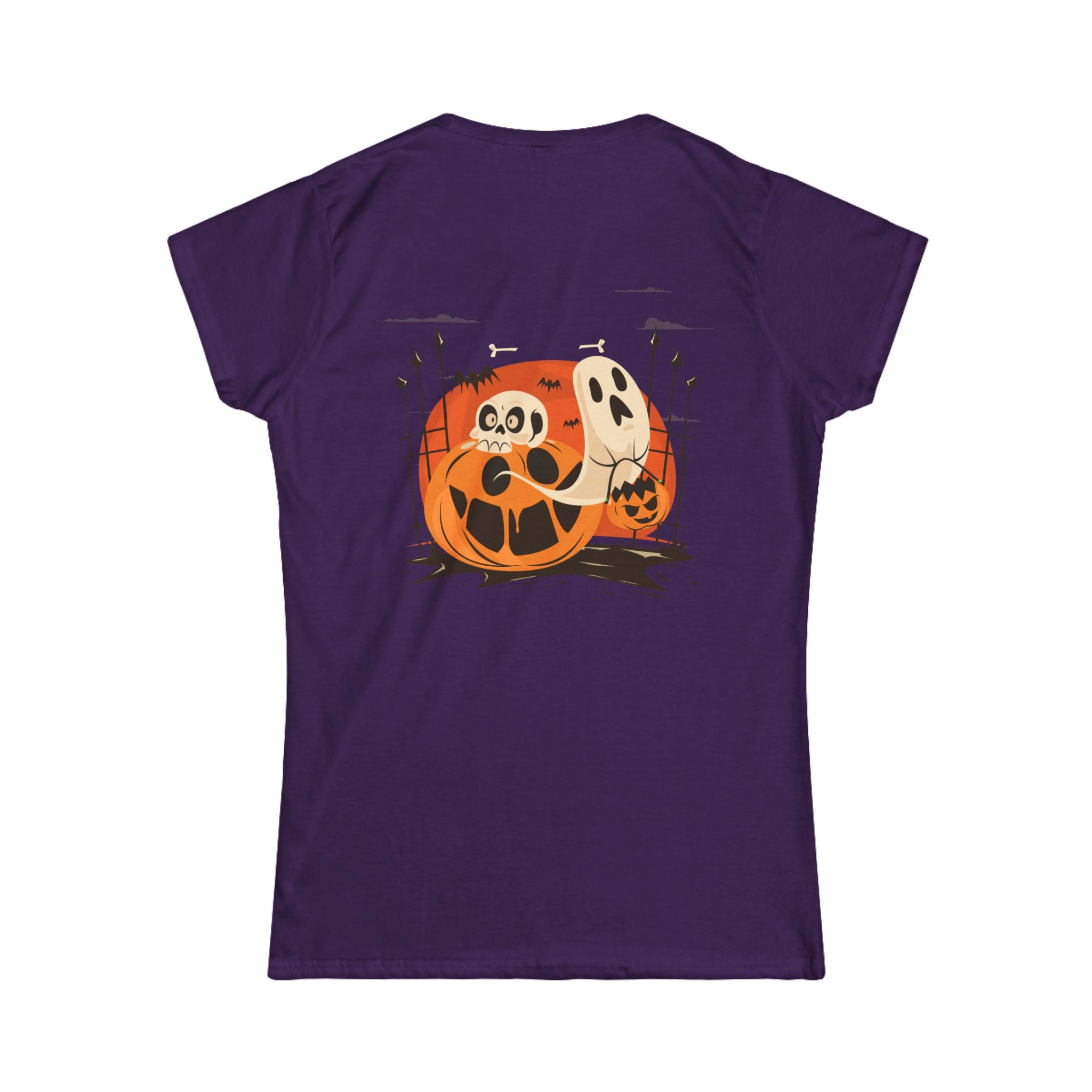 Halloween with Pumpkins | Women's Softstyle Tee