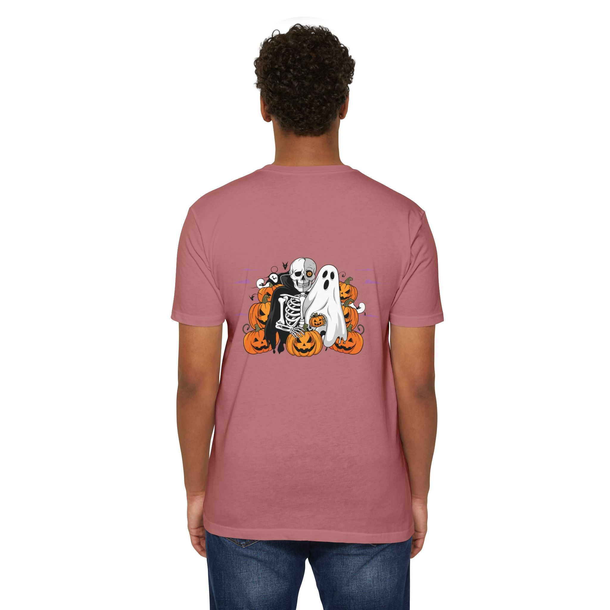 Halloween with Bats | Unisex CVC Jersey T-shirt