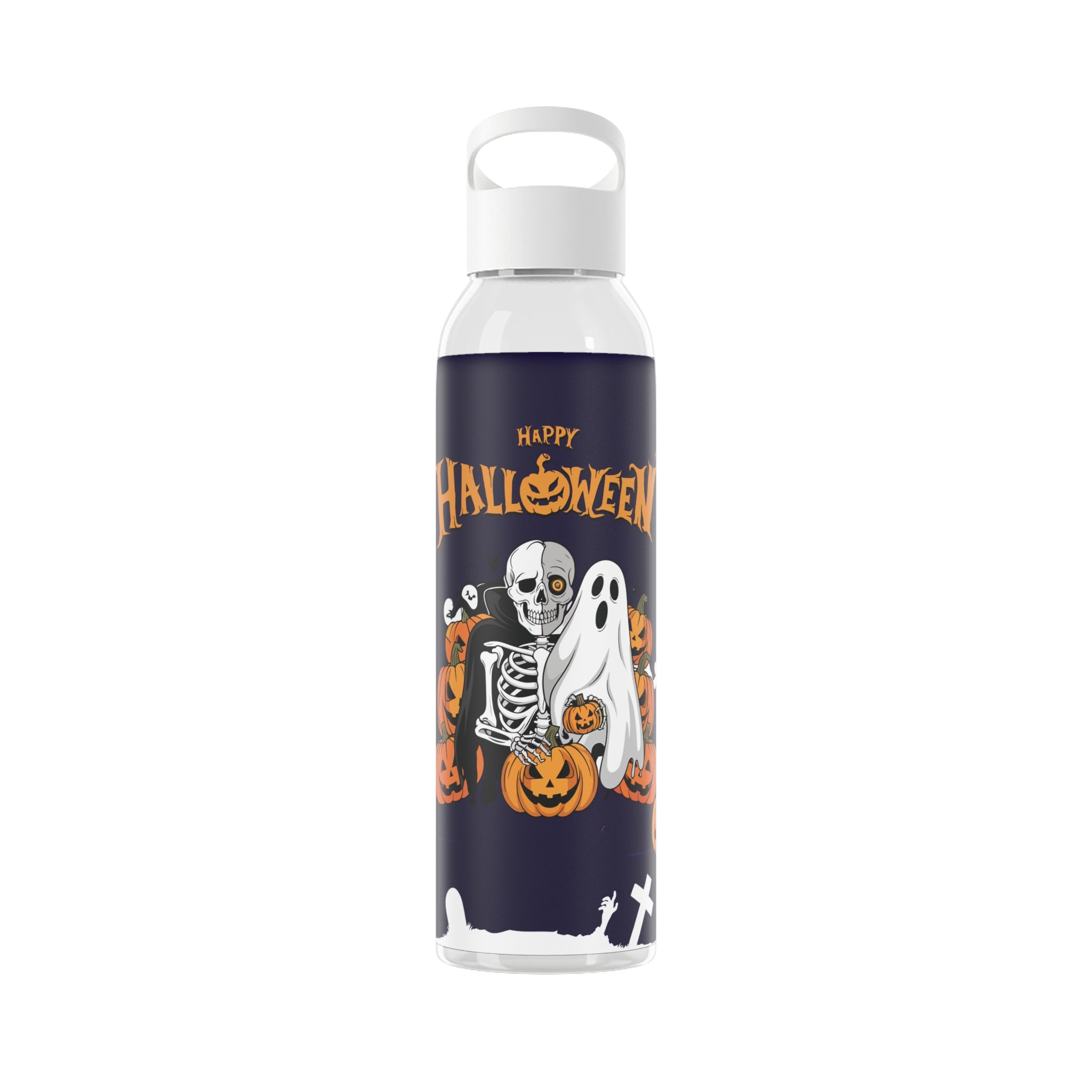 Halloween is Better with Skeleton | Sky Water Bottle