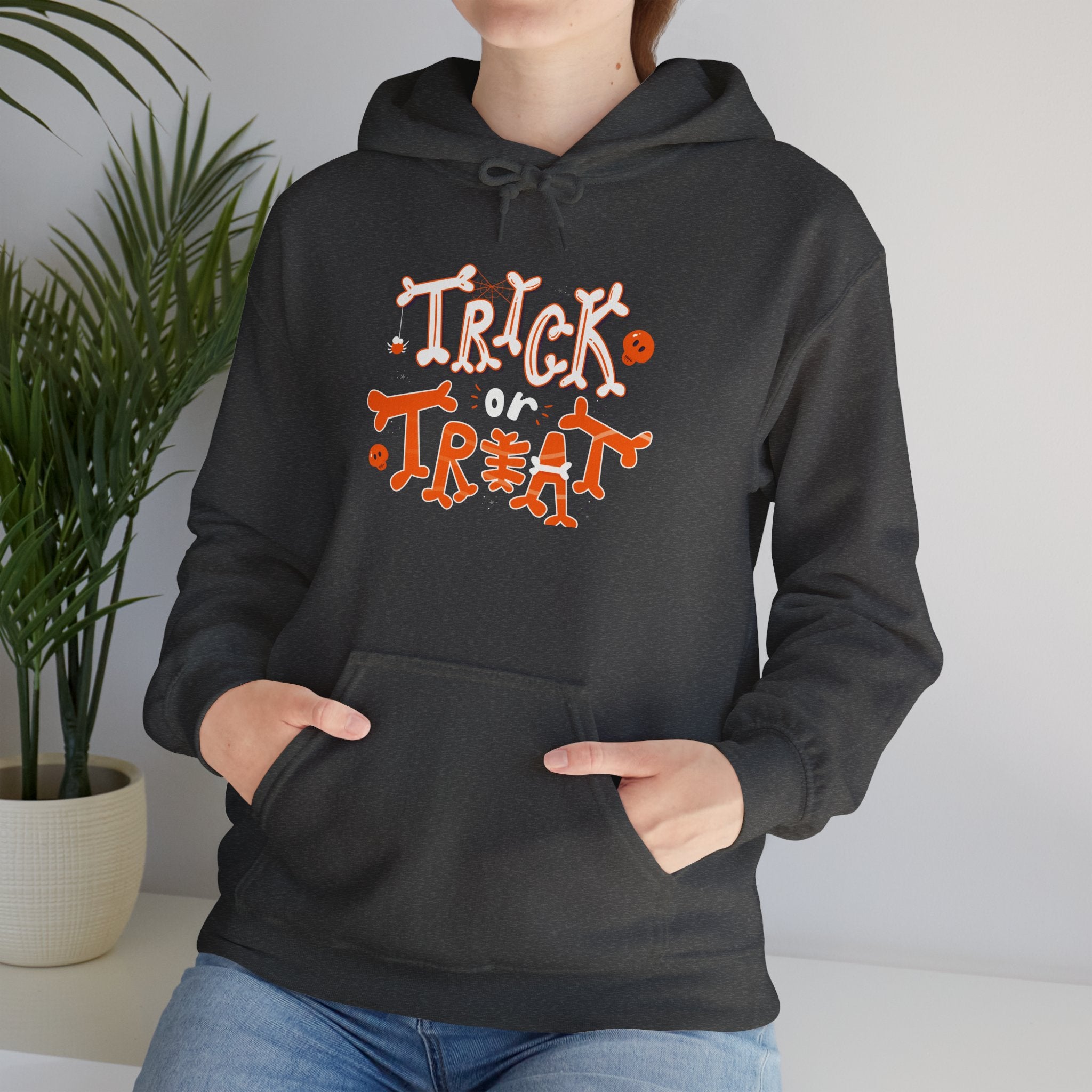Halloween Trick or Treat  | Unisex Heavy Blend Hooded Sweatshirt