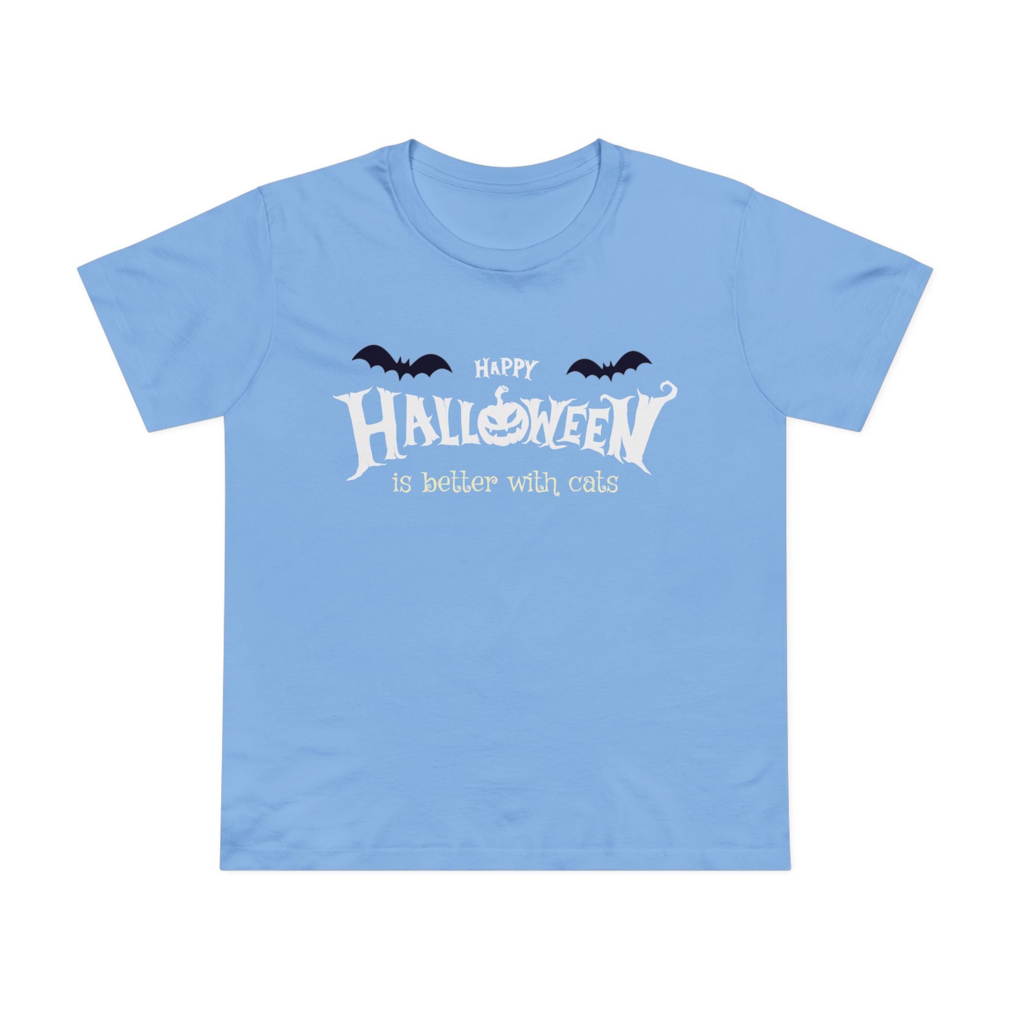 Halloween with Witch's Cats | Women’s Maple Tee