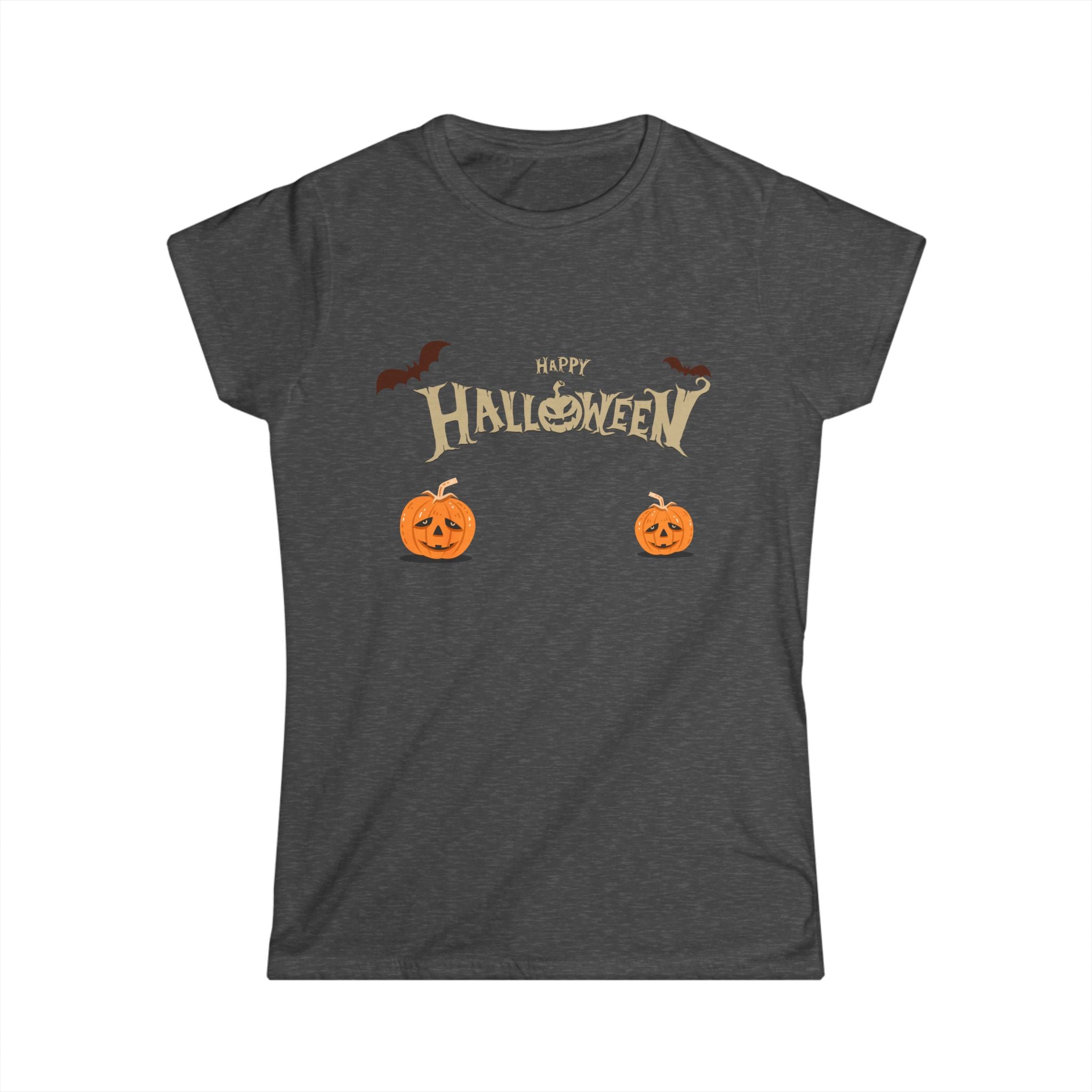 Halloween with Pumpkins | Women's Softstyle Tee