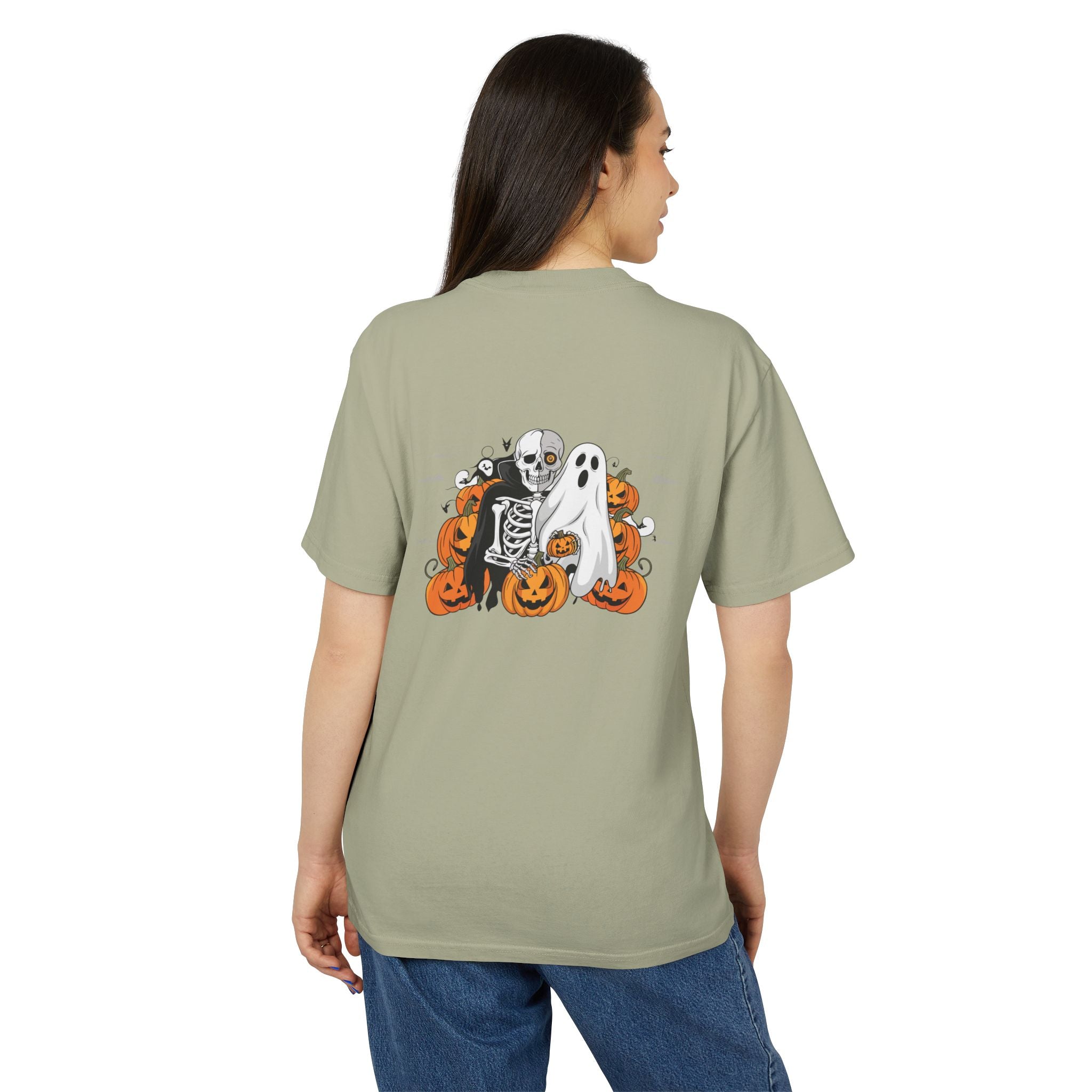 Halloween with Bats | Unisex Heavy Faded Tee