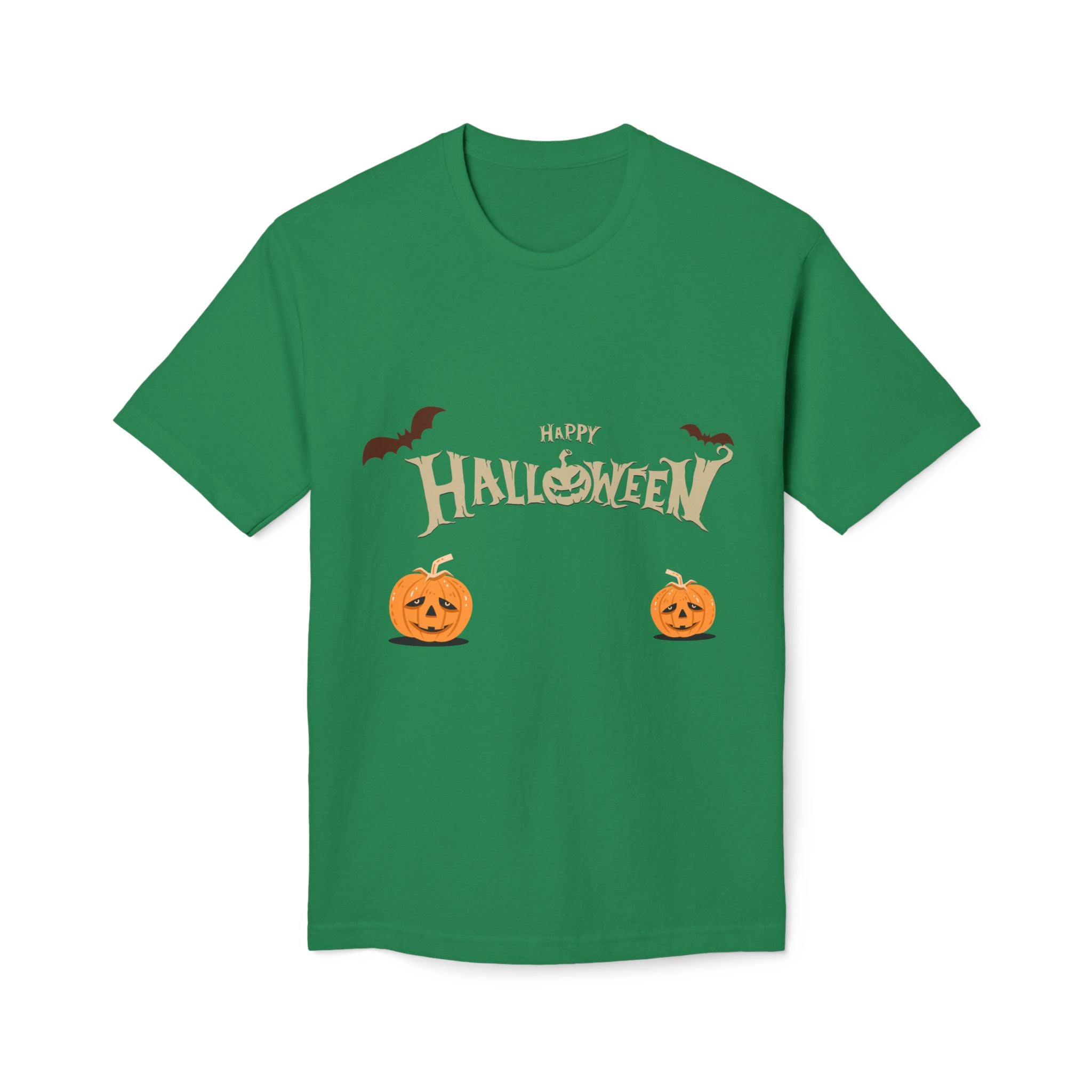 Halloween with Pumpkins | Unisex Midweight T-shirt, Made in US