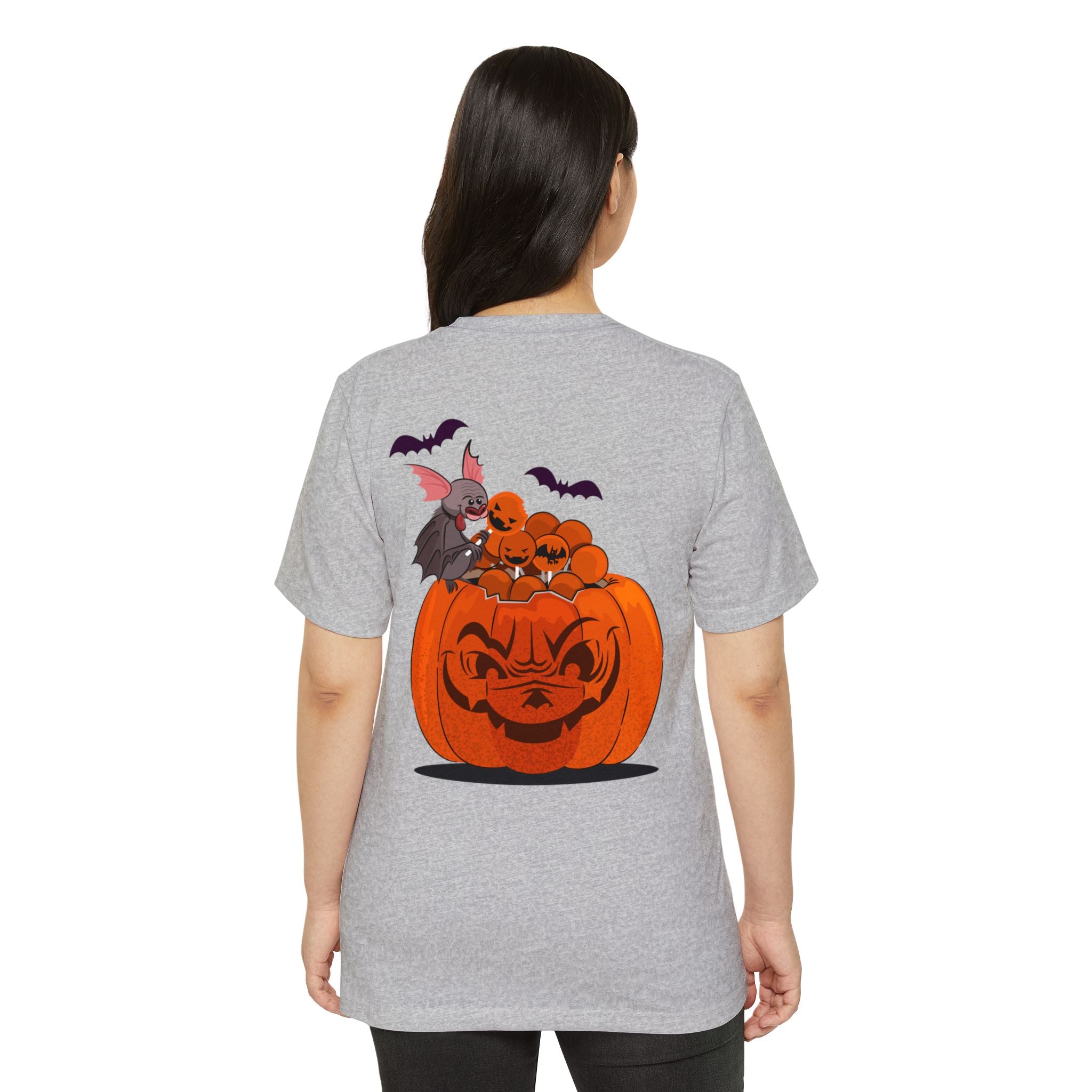 Halloween Trick or Treat | Unisex Recycled Organic T-Shirt