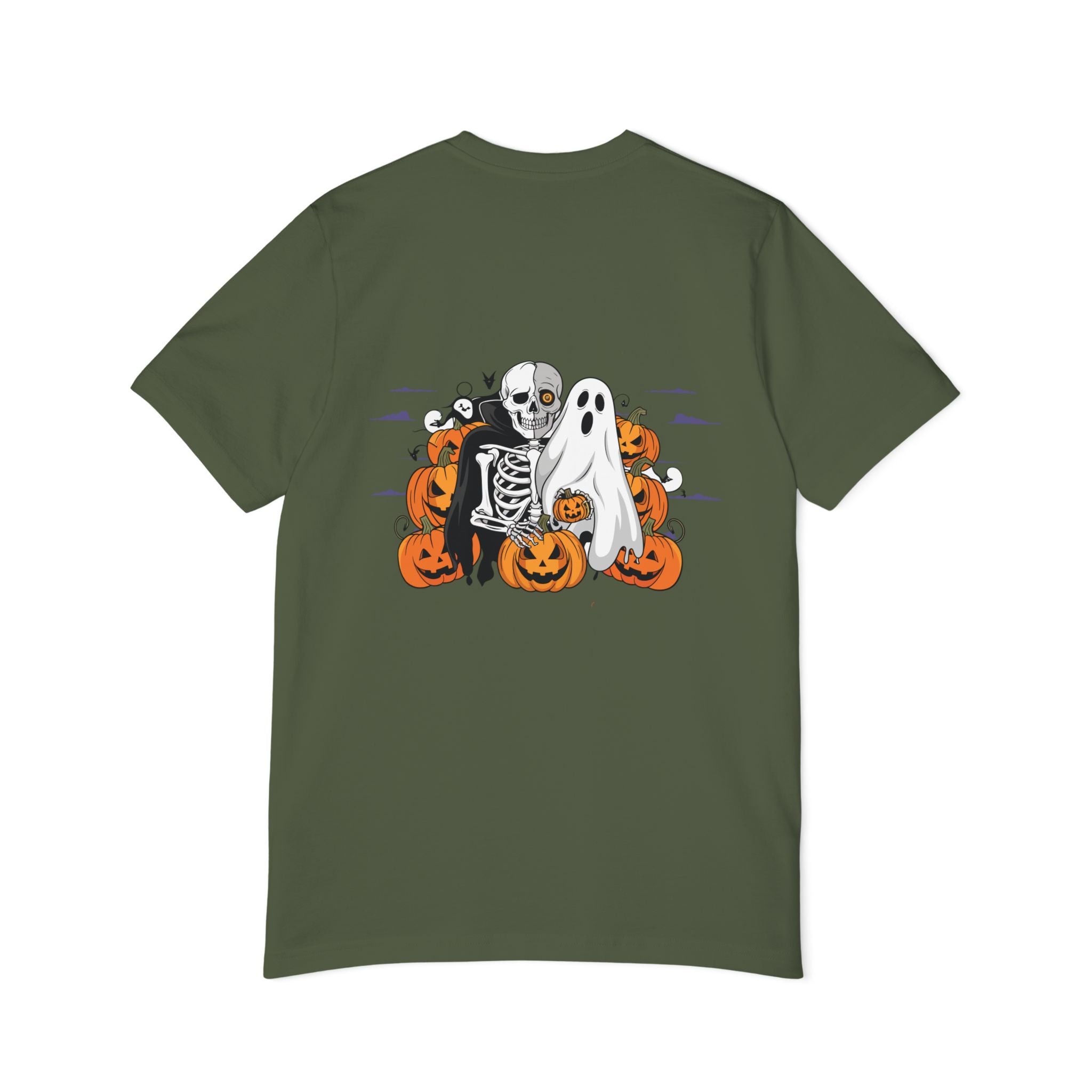 Halloween with Bats | USA-Made Unisex Short-Sleeve Jersey T-Shirt