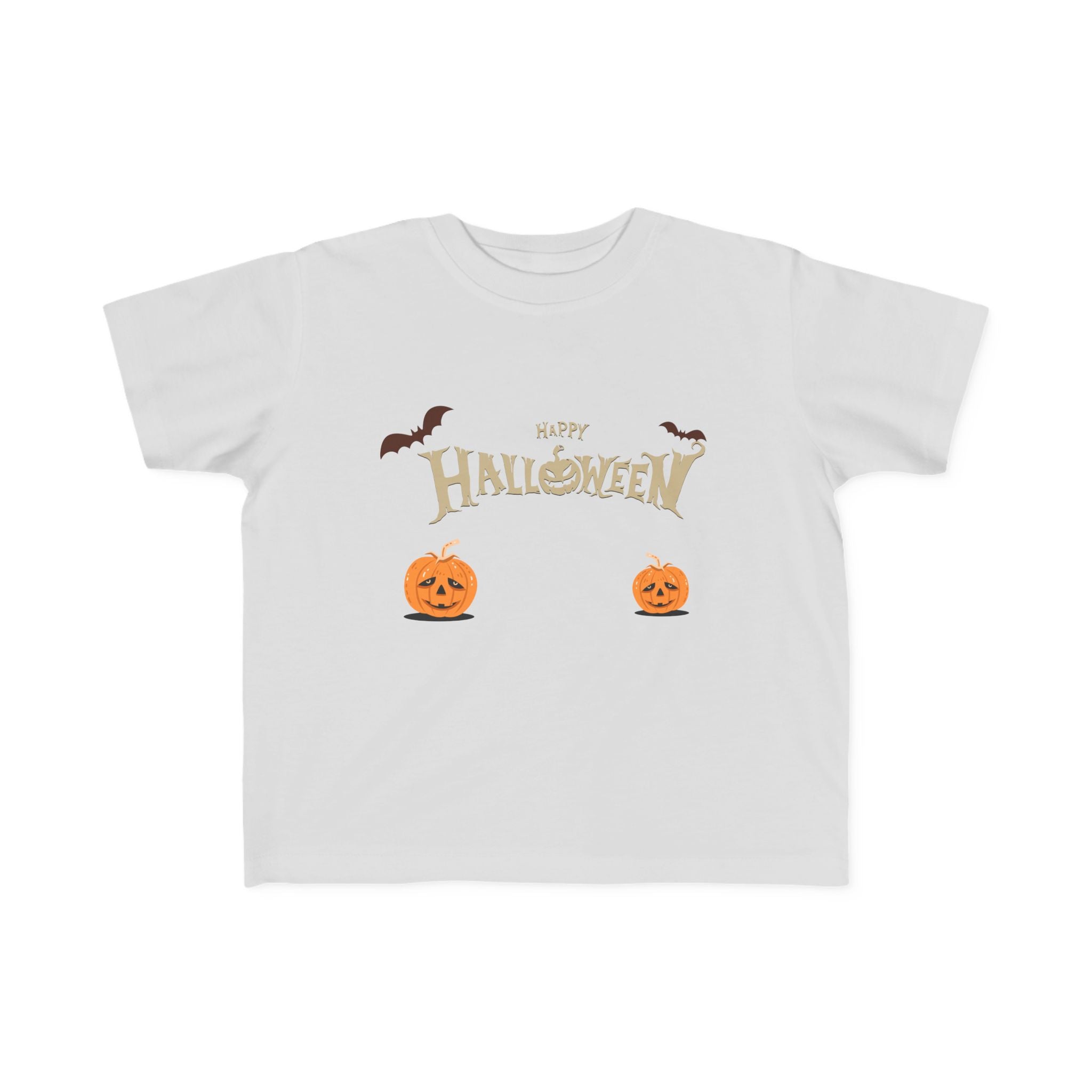 Halloween with Pumpkins | Toddler's Fine Jersey Tee
