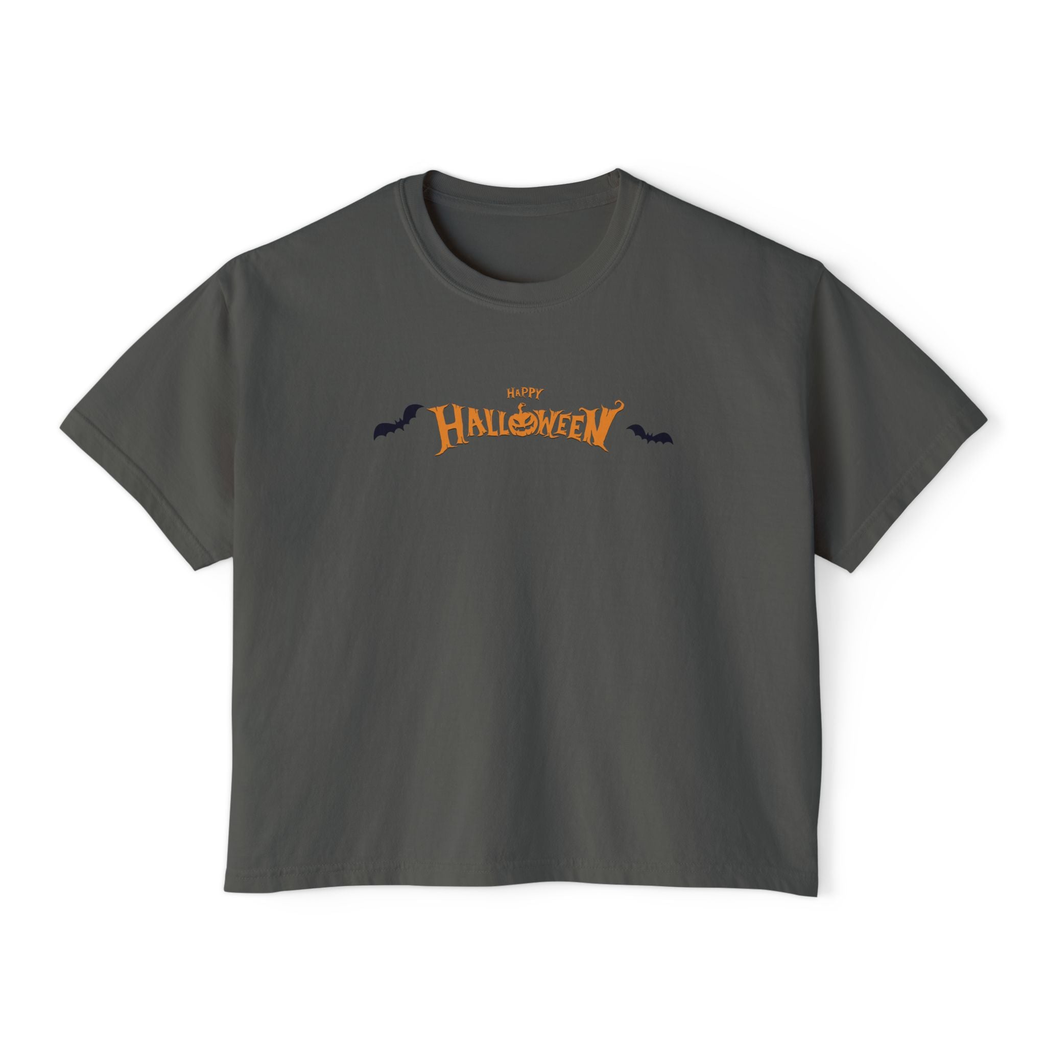 Halloween with Bats | Women's Boxy Tee