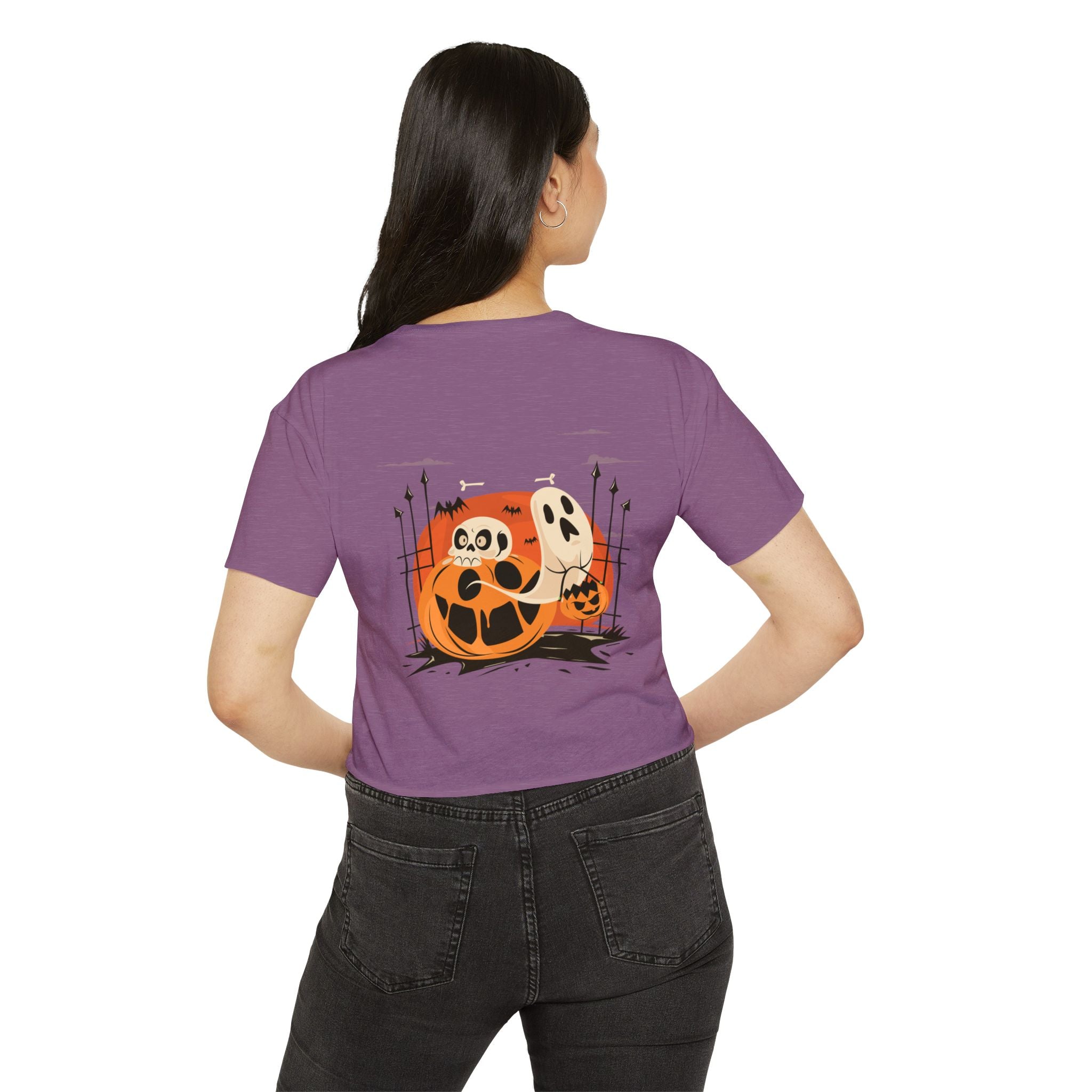 Halloween with Pumpkins | Women's Festival Crop Top