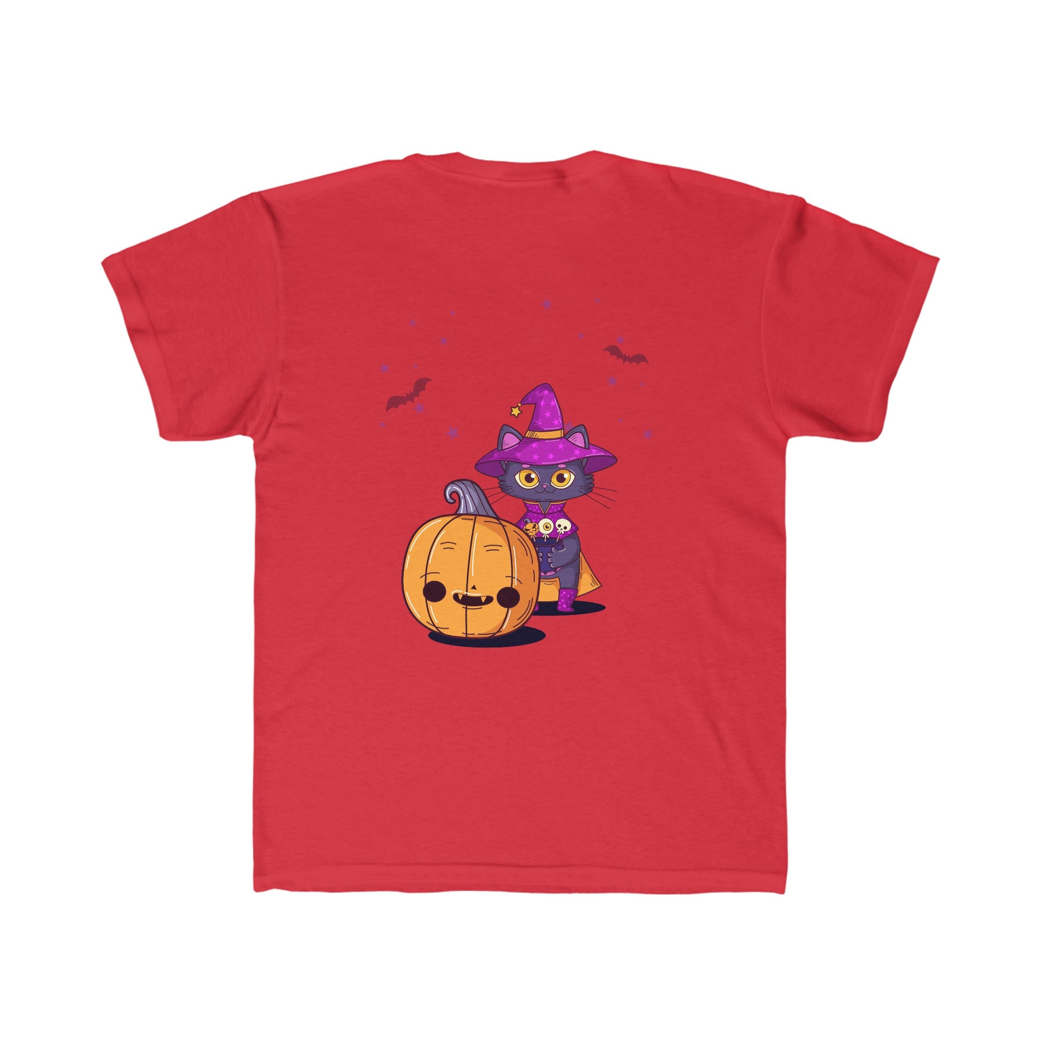 Halloween with Witch's Cats | Kids Regular Fit Tee