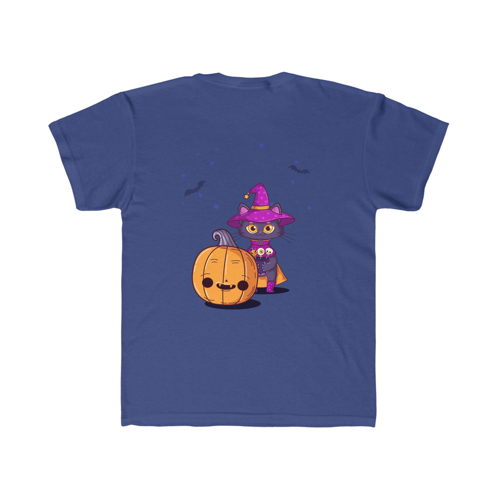 Halloween with Witch's Cats | Kids Regular Fit Tee