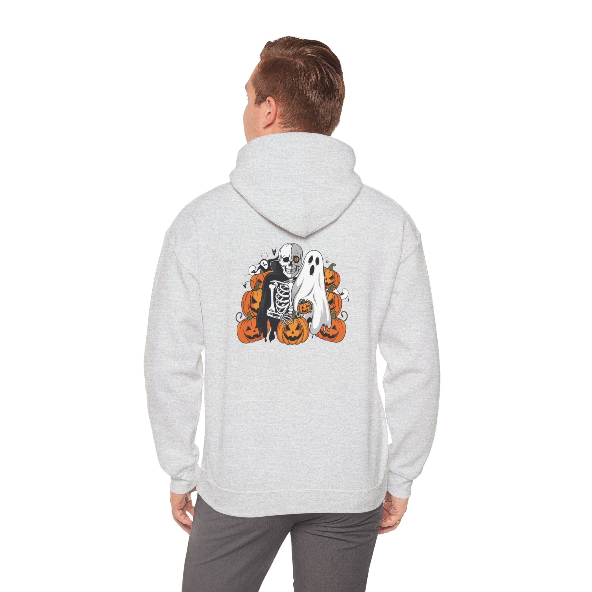 Halloween with Bats | Unisex Heavy Blend Hooded Sweatshirt