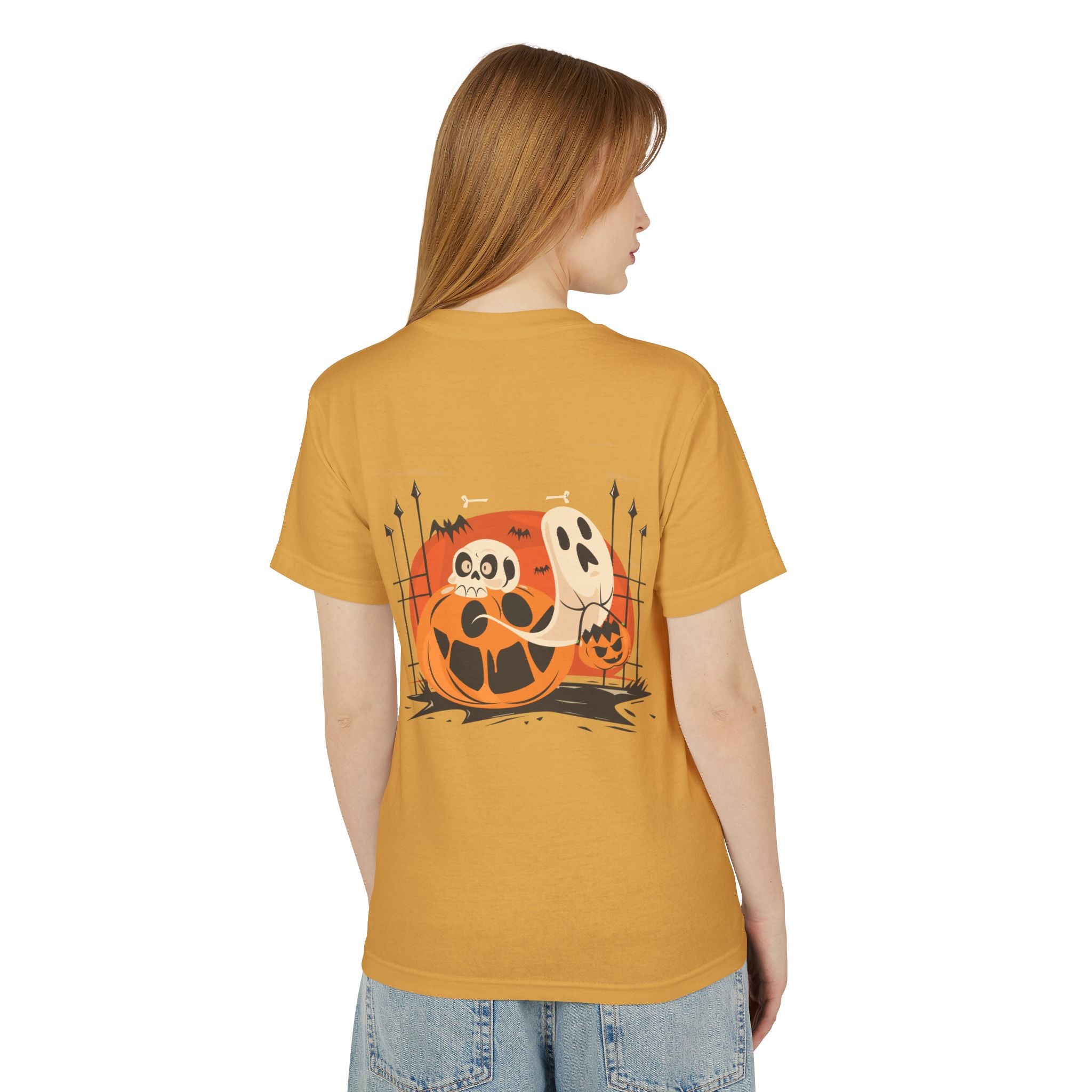 Halloween with Pumpkins | Unisex Garment-Dyed Heavyweight Cotton Tee
