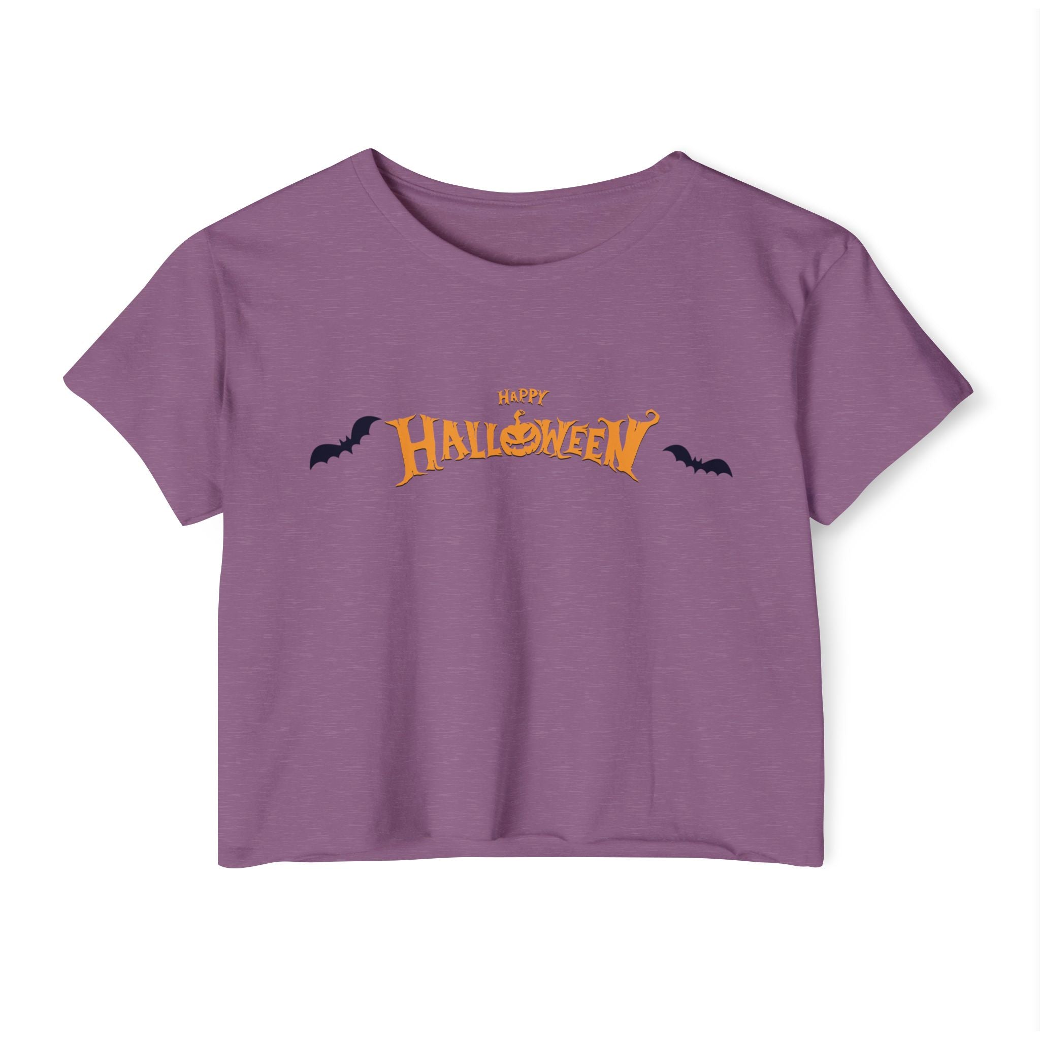 Halloween with Bats | Women's Festival Crop Top