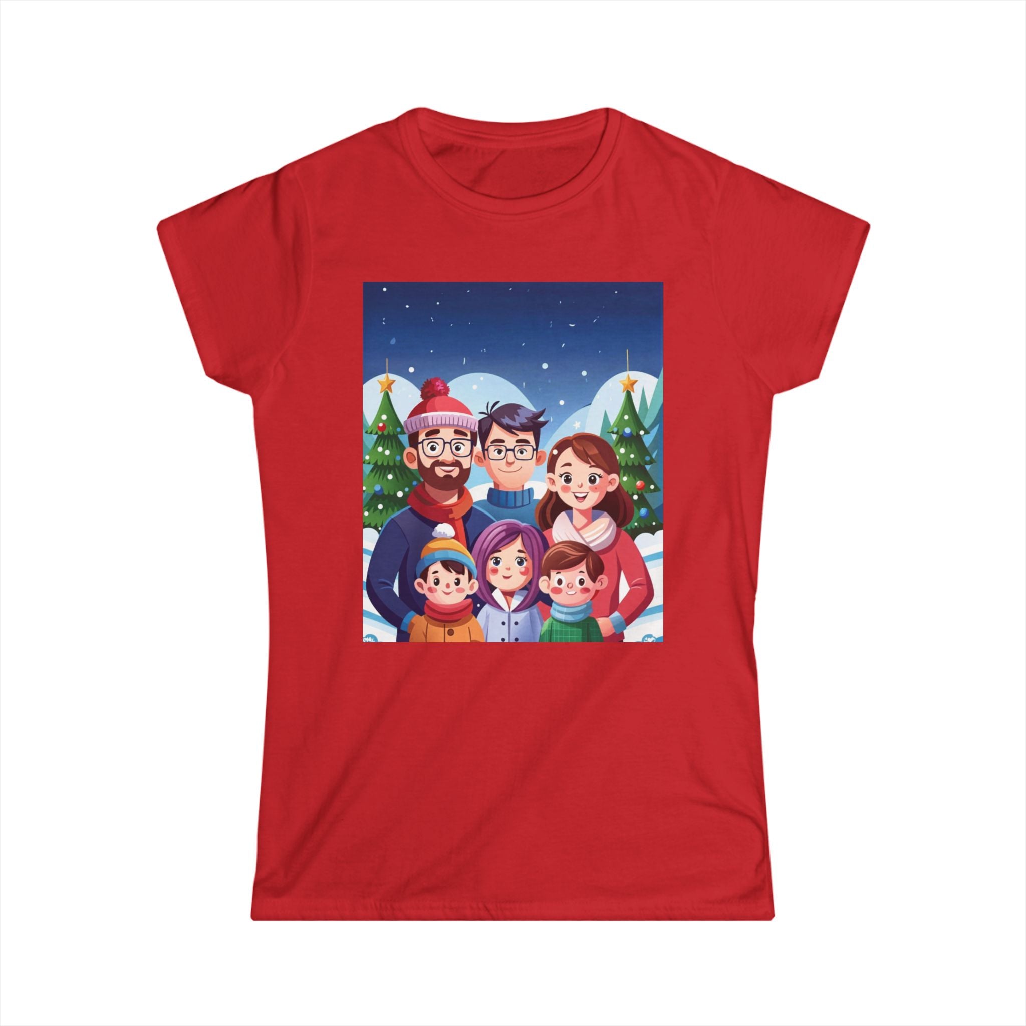 Happy Christmas Day Women's Softstyle Tee
