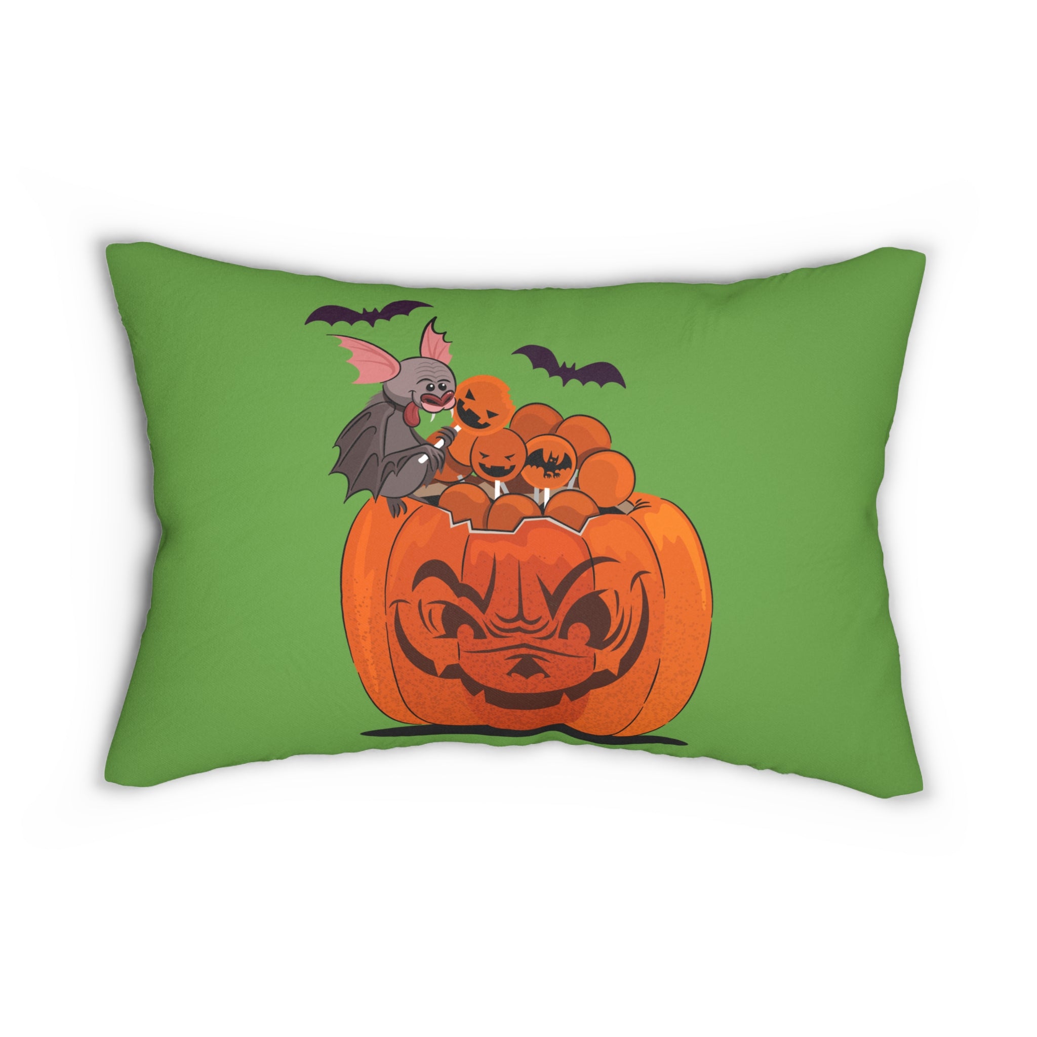 Halloween Trick or Treat | Spun Polyester Lumbar Pillow